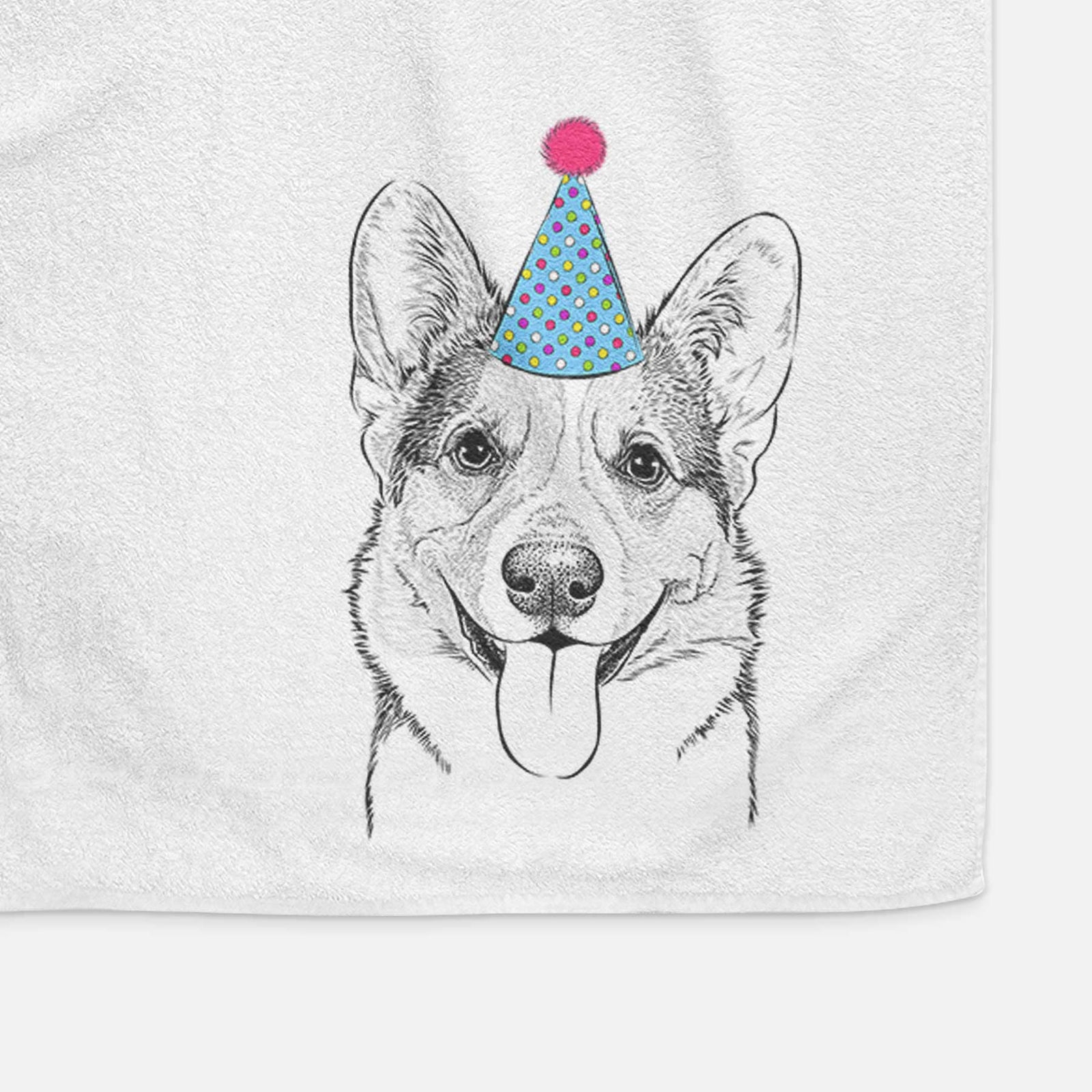Loki the Corgi Decorative Hand Towel