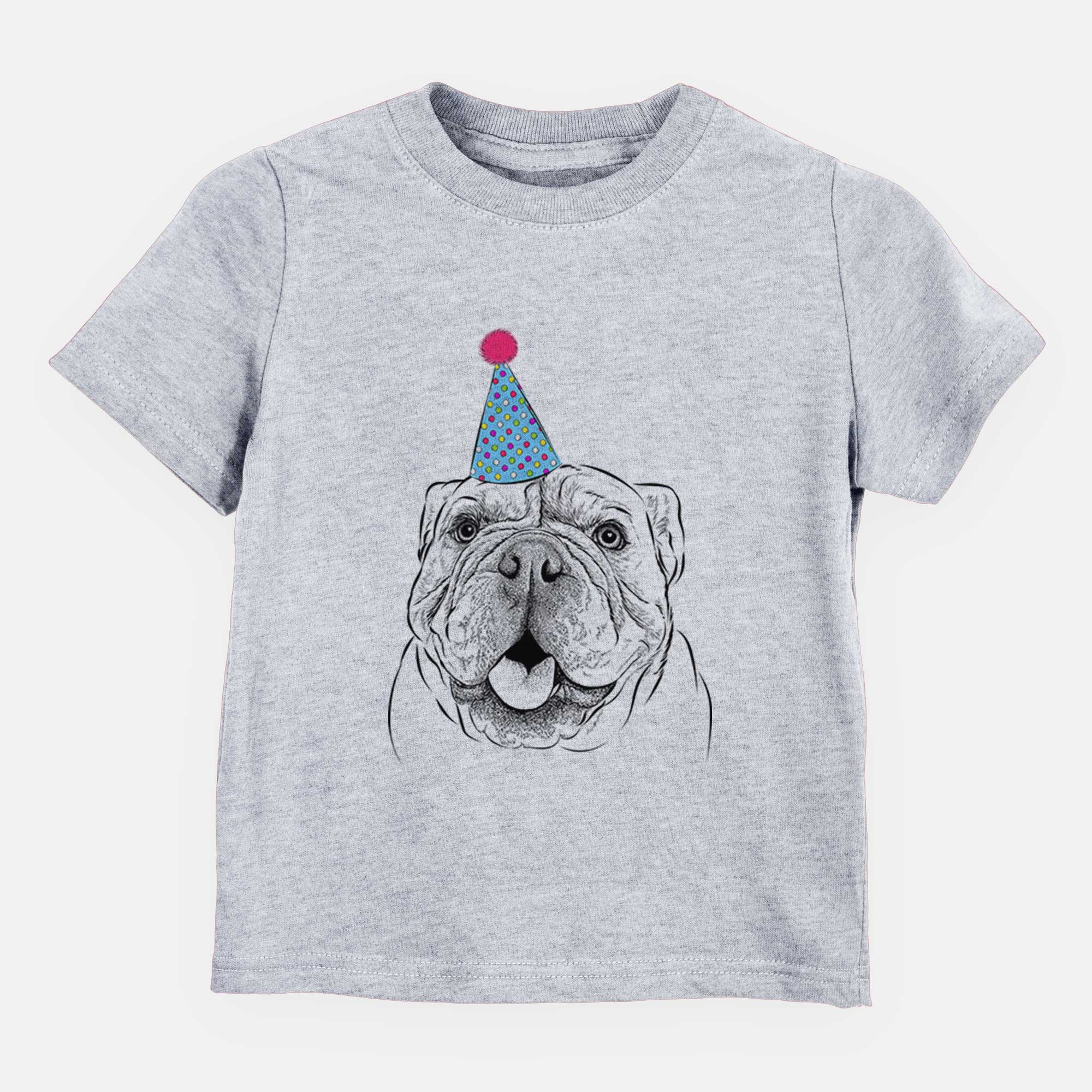 Birthday Louie the English Bulldog - Kids/Youth/Toddler Shirt