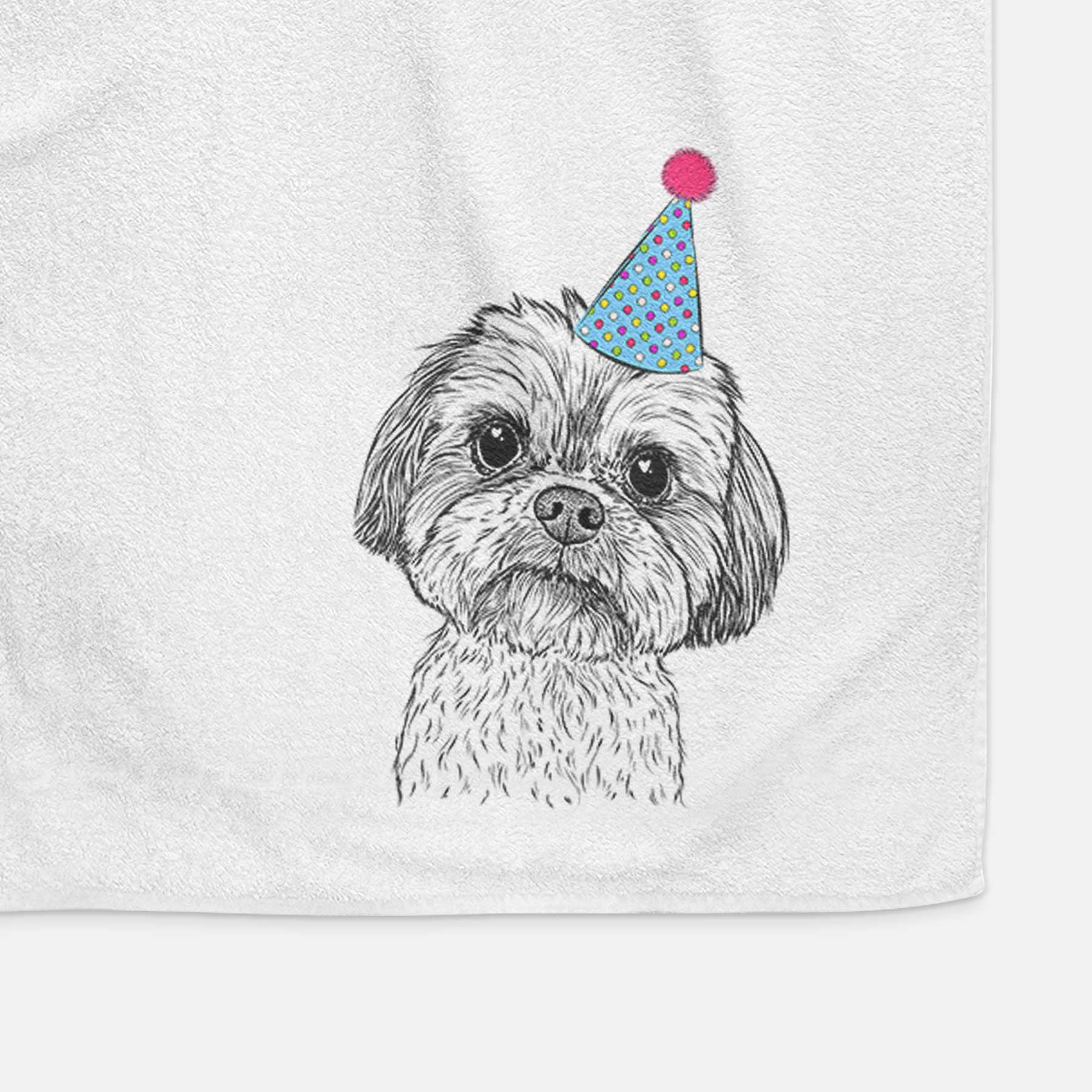 Lucy the Shorkie Decorative Hand Towel