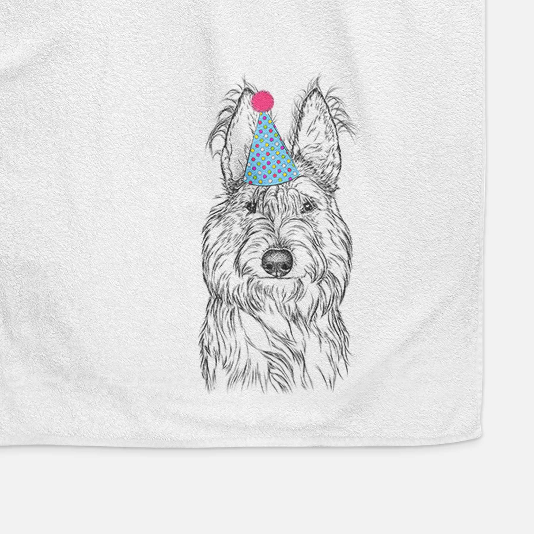 Luna the Berger Picard Decorative Hand Towel