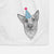 Luna the Shepherd Mix Decorative Hand Towel