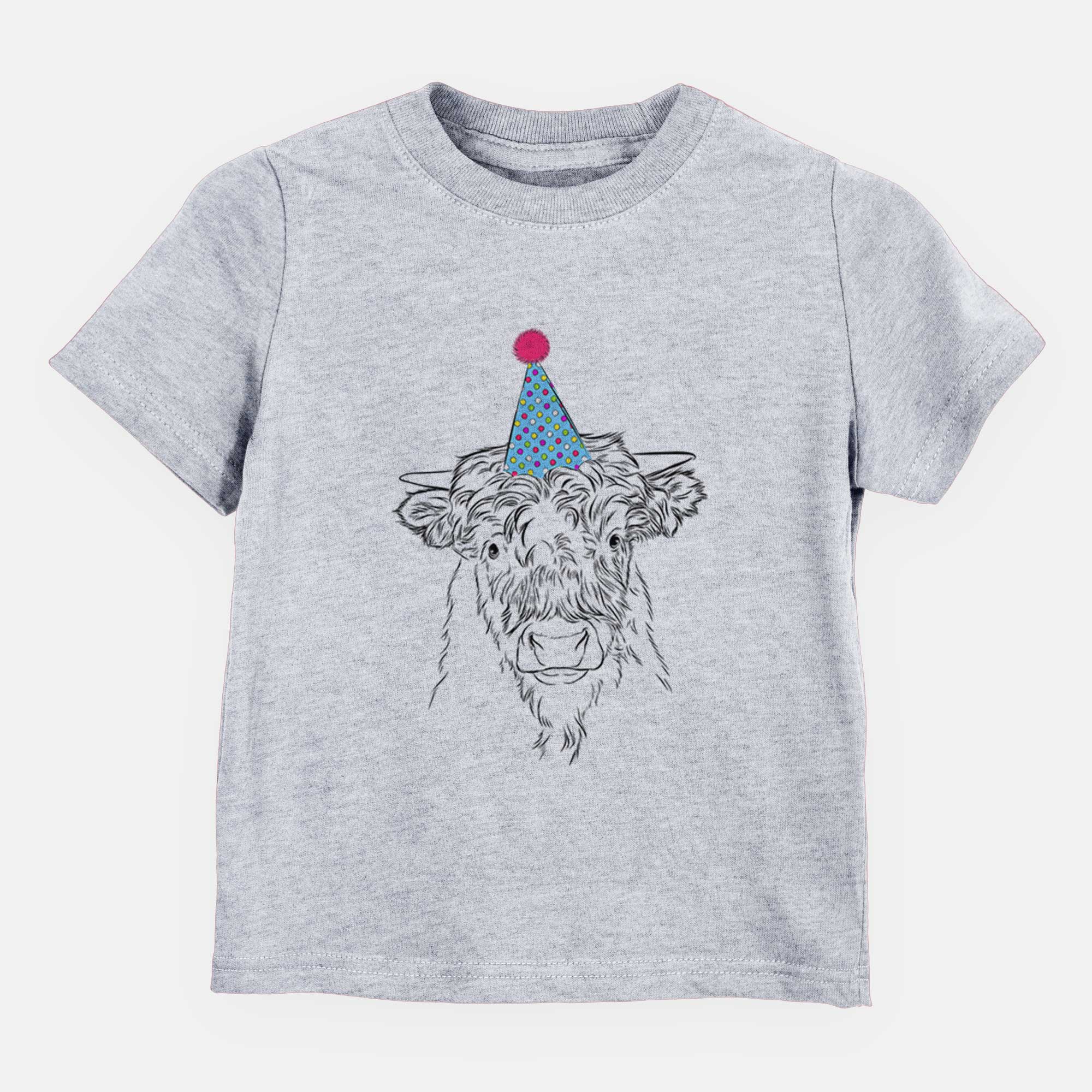 Birthday Mack the Scottish Highland Cow - Kids/Youth/Toddler Shirt