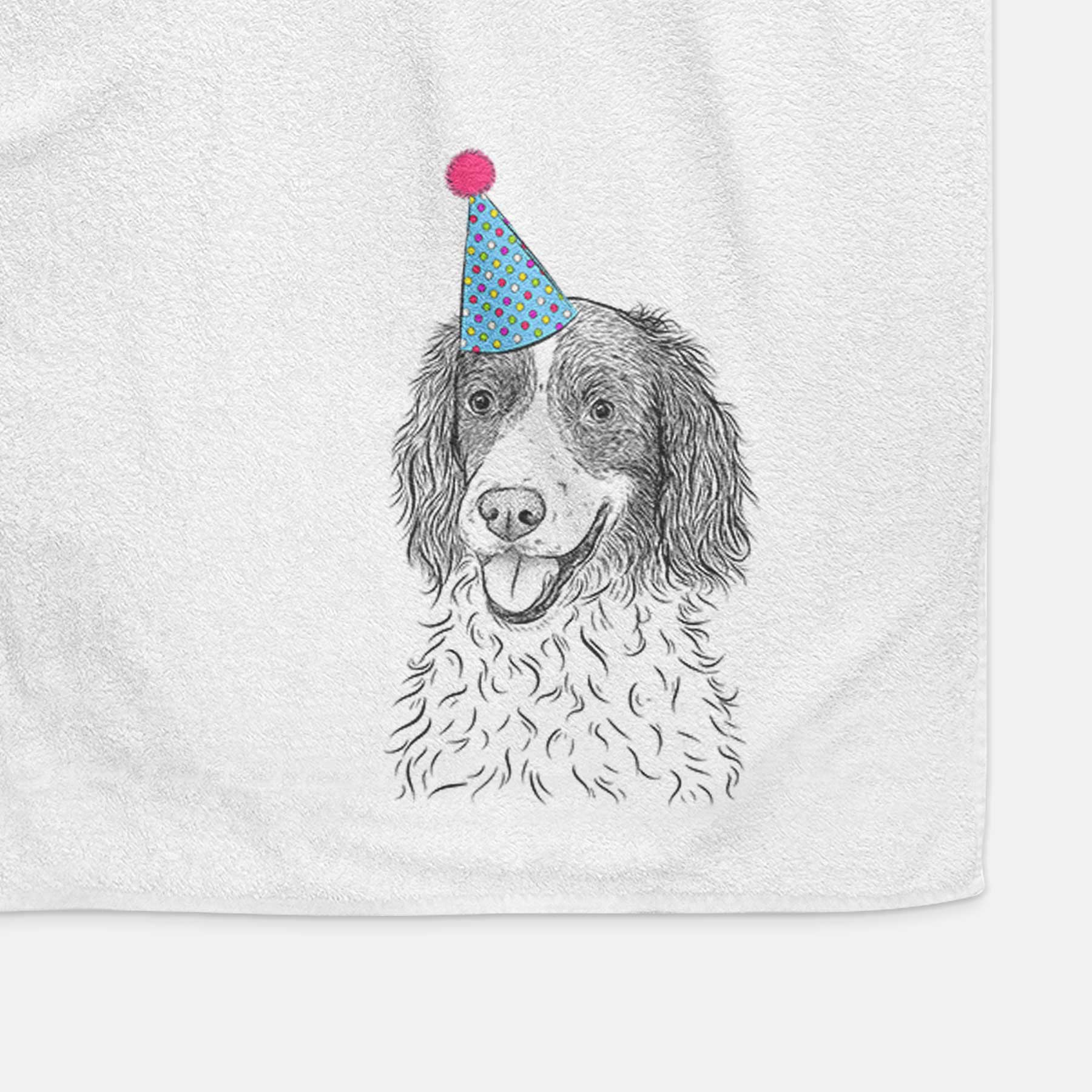 Maggie the Springer Spaniel Decorative Hand Towel