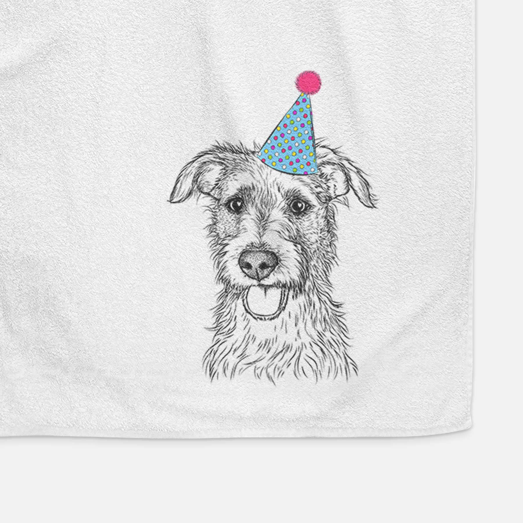 Maggie the Terrier Mix Decorative Hand Towel