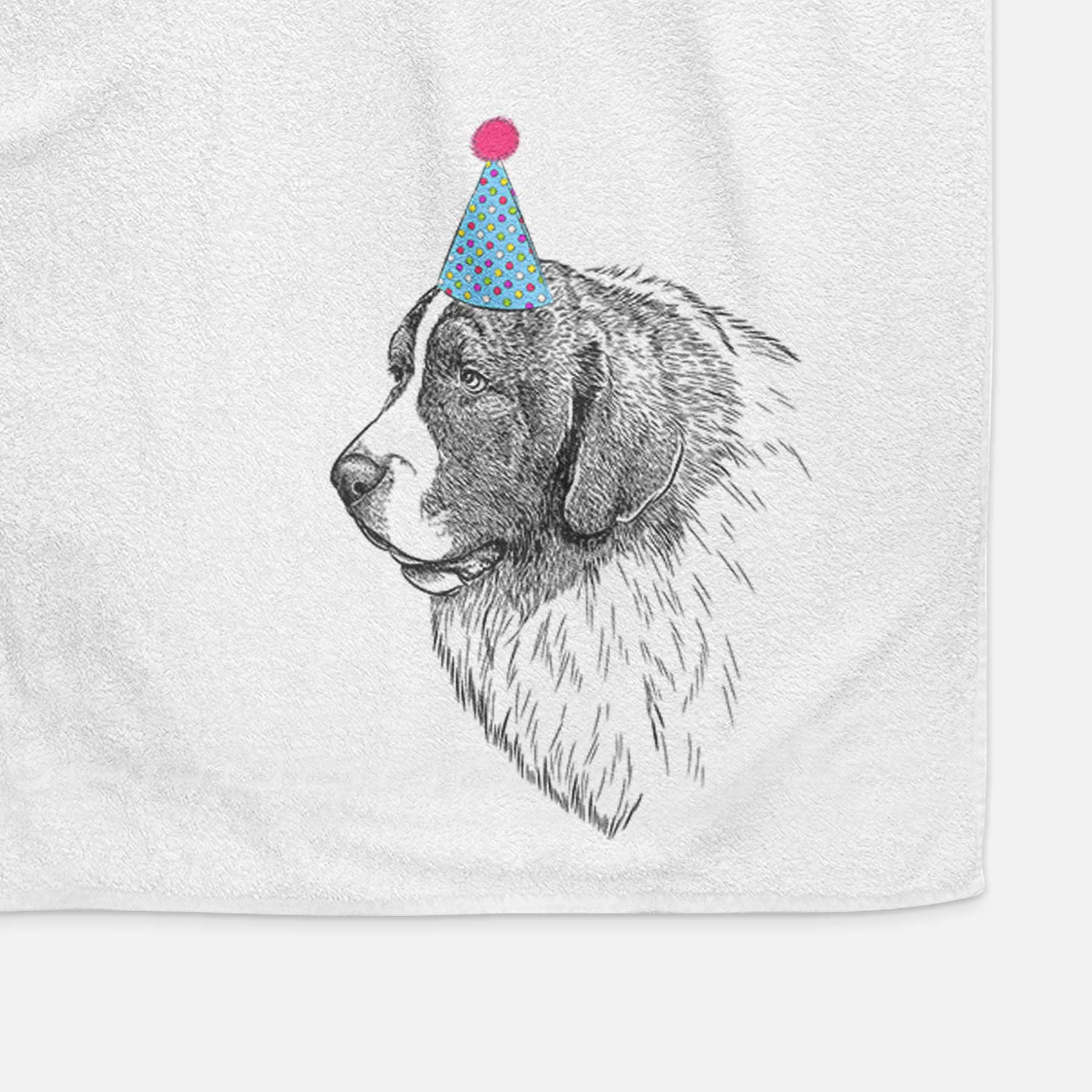 Magnus the Pyrenean Mastiff Decorative Hand Towel