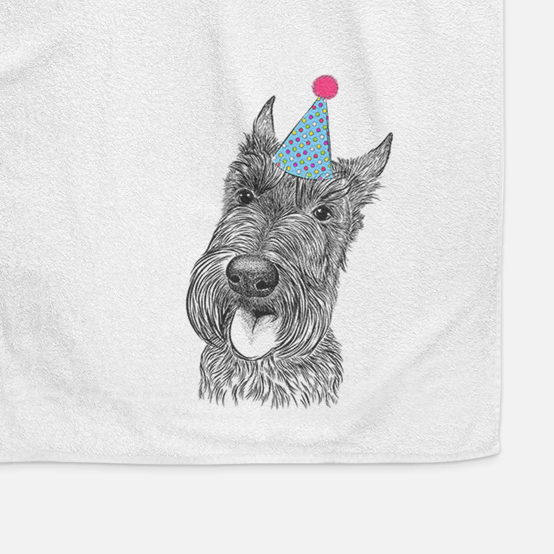 Magnus the Scottish Terrier Decorative Hand Towel