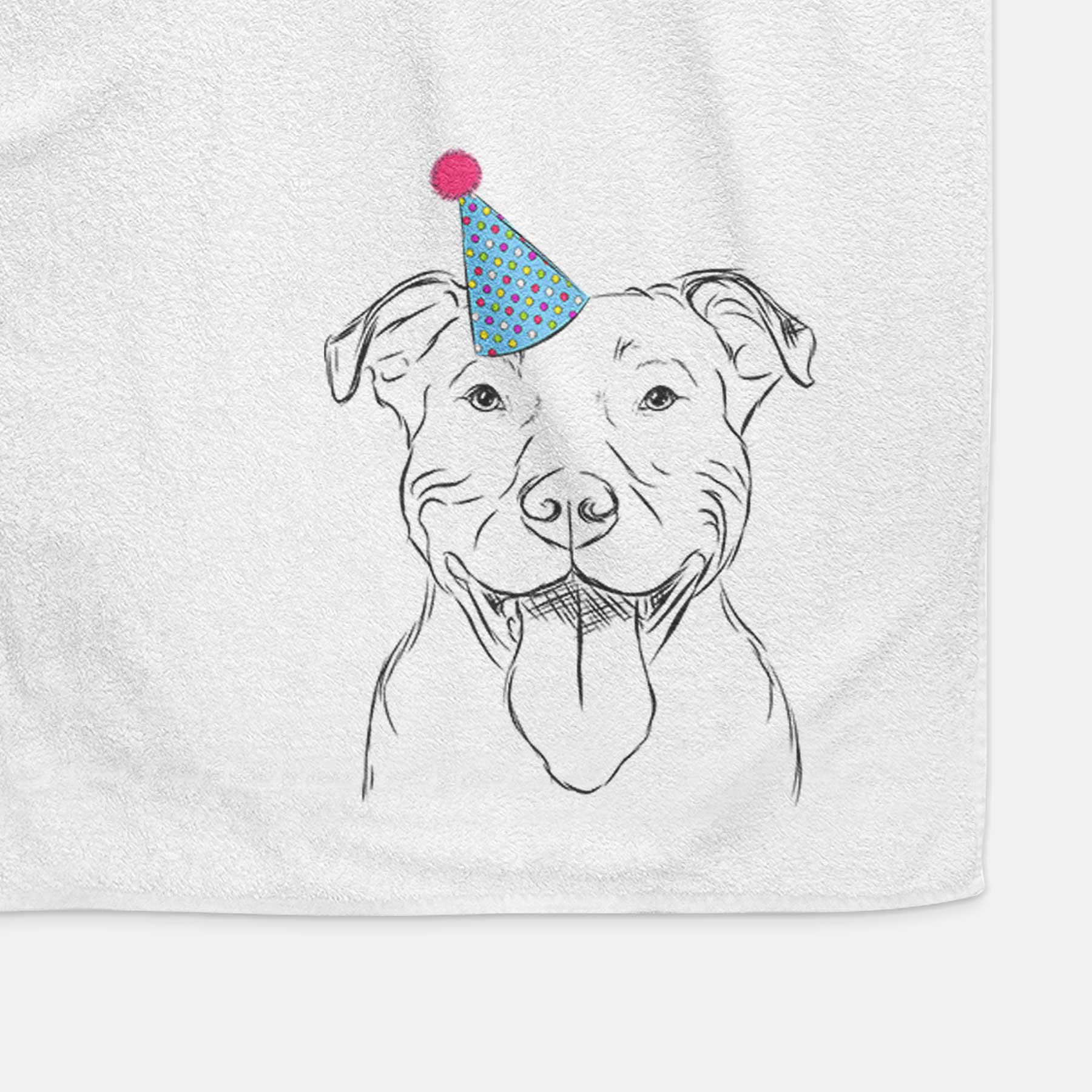 Major the Pitbull Decorative Hand Towel