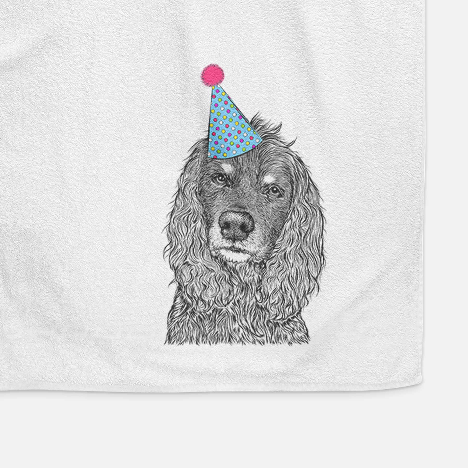 Marley Boy the American Cocker Spaniel Decorative Hand Towel