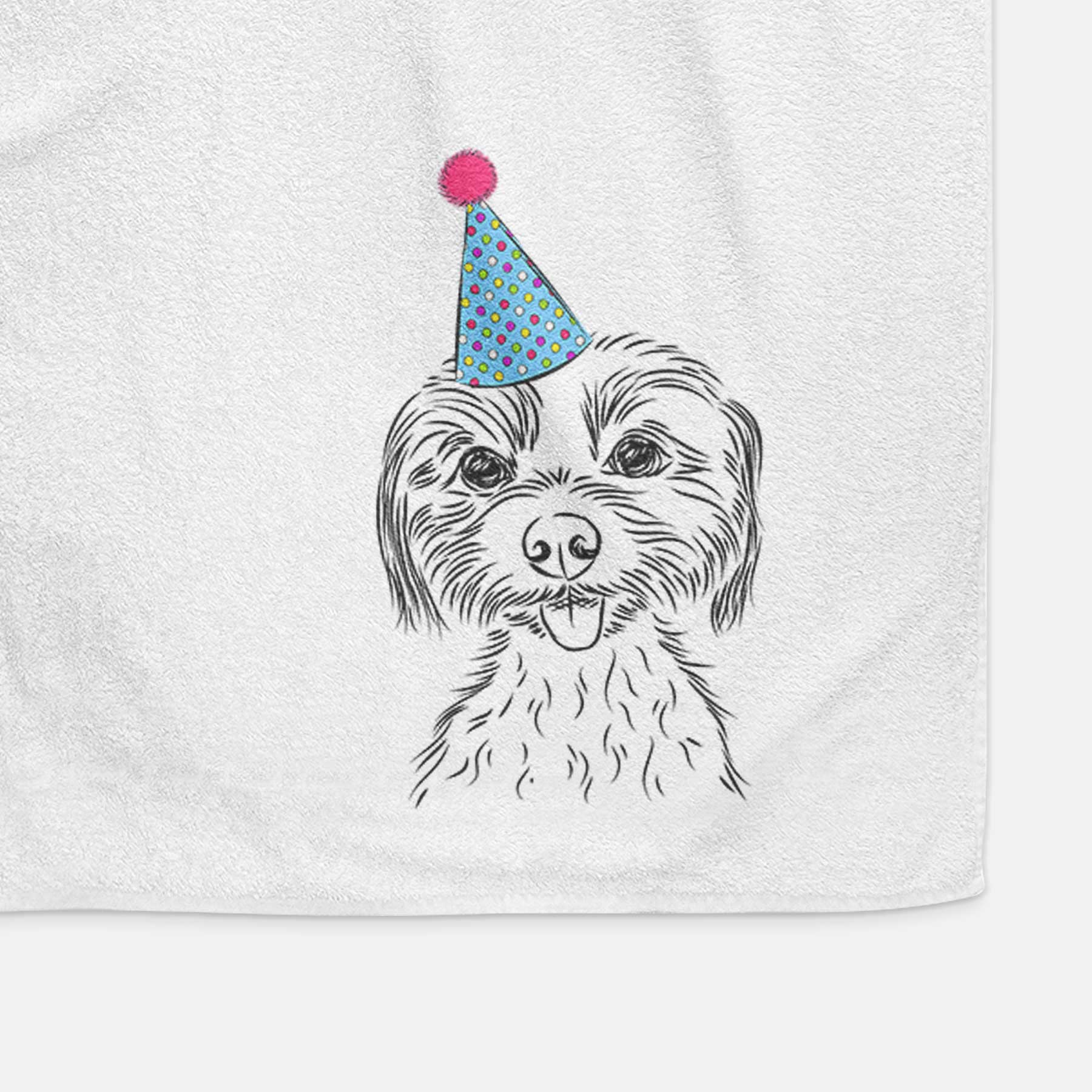 Mater the Yorkshire Terrier Decorative Hand Towel