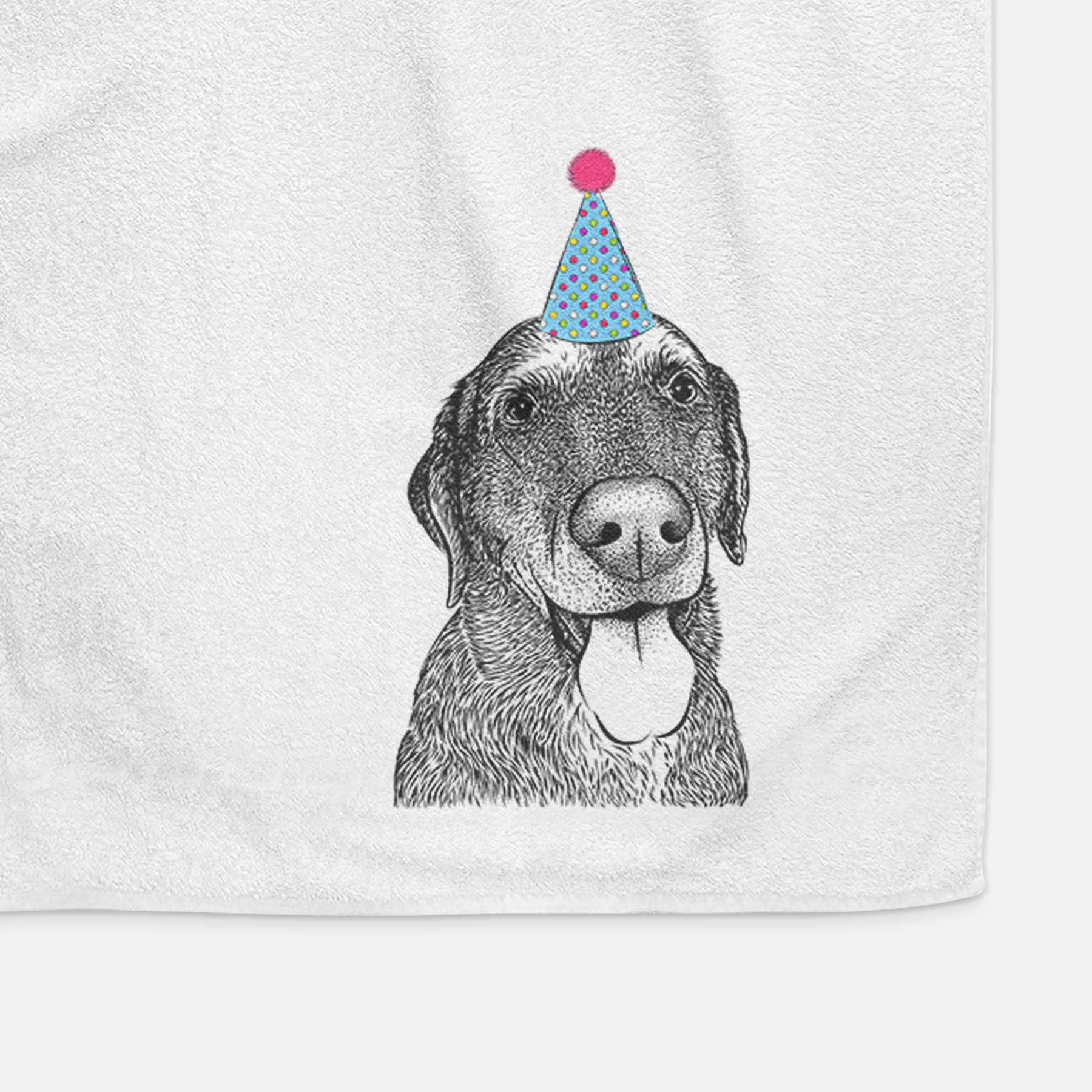 Max the Labrador Retriever Decorative Hand Towel