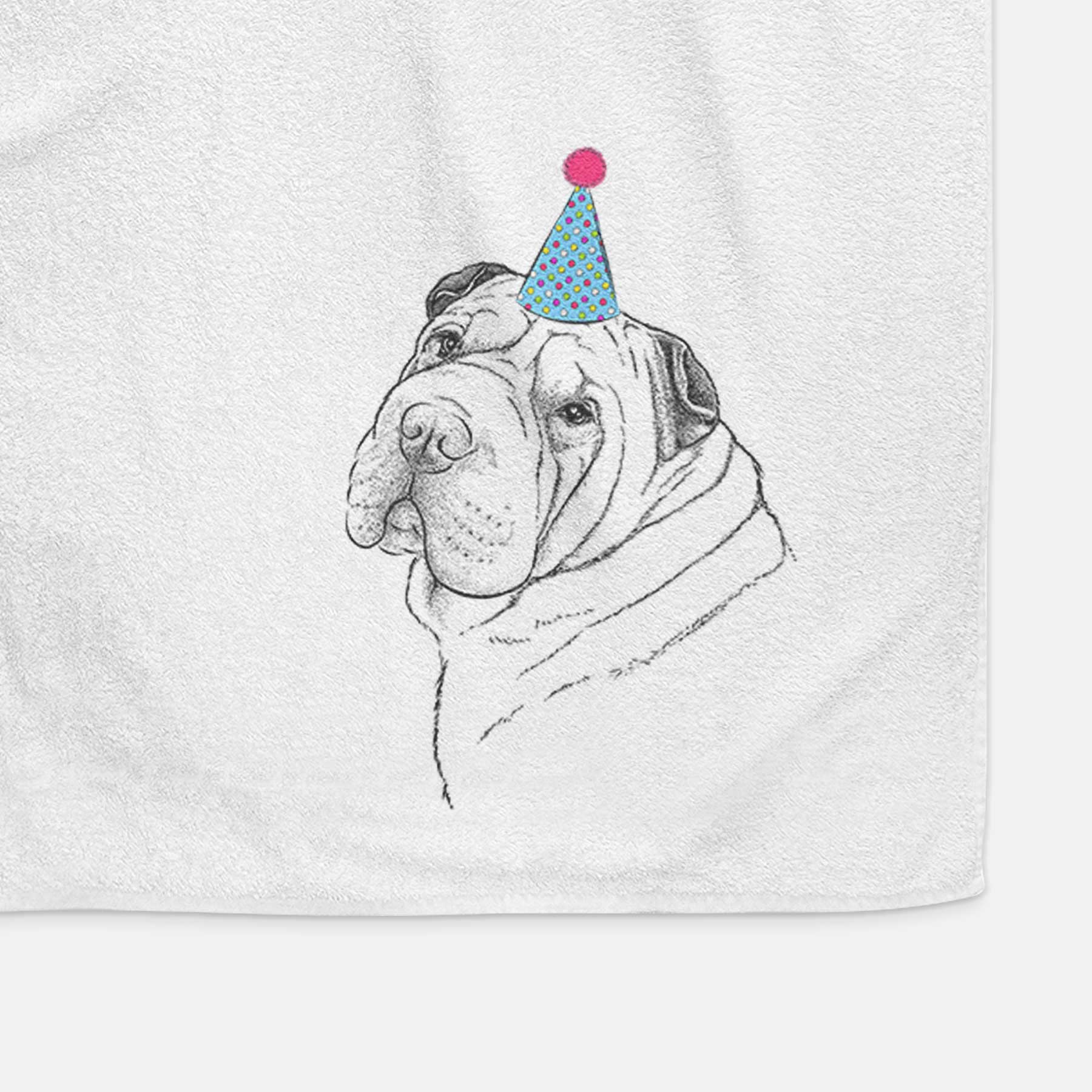 Maximus the Shar Pei Decorative Hand Towel