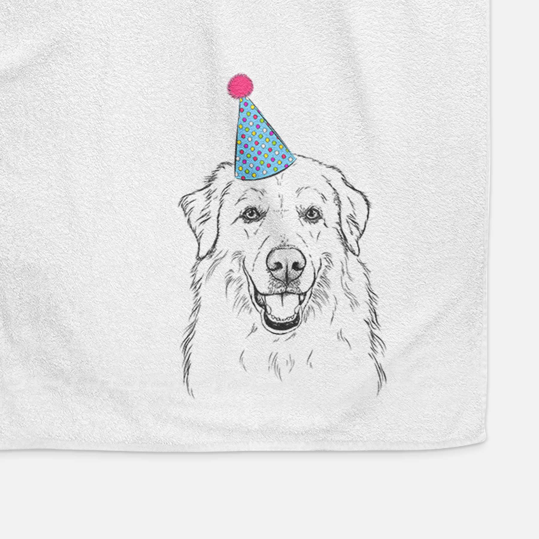 Meg the Great Pyrenees Decorative Hand Towel