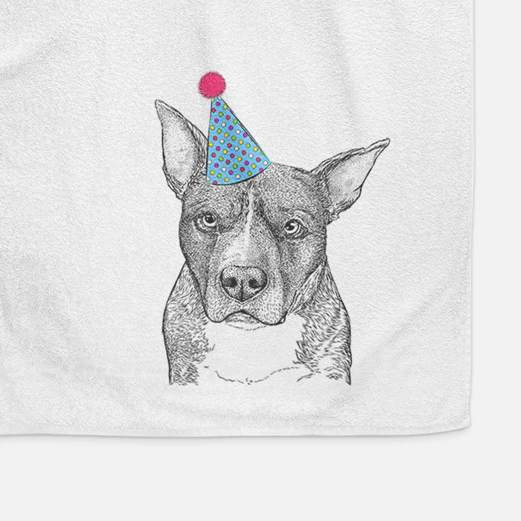 Mercy the Pitbull Decorative Hand Towel