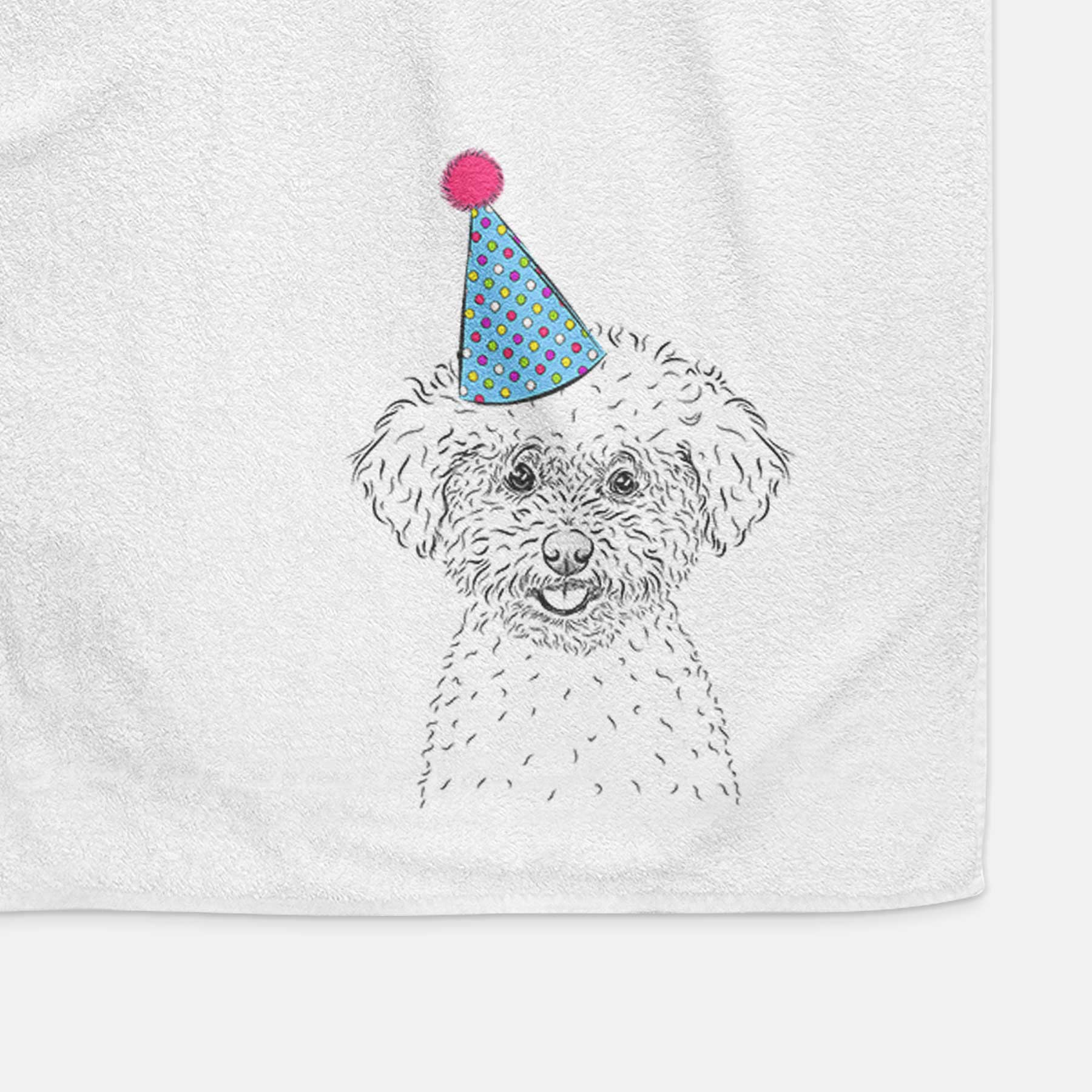 Mickey the Bichon Frise Decorative Hand Towel