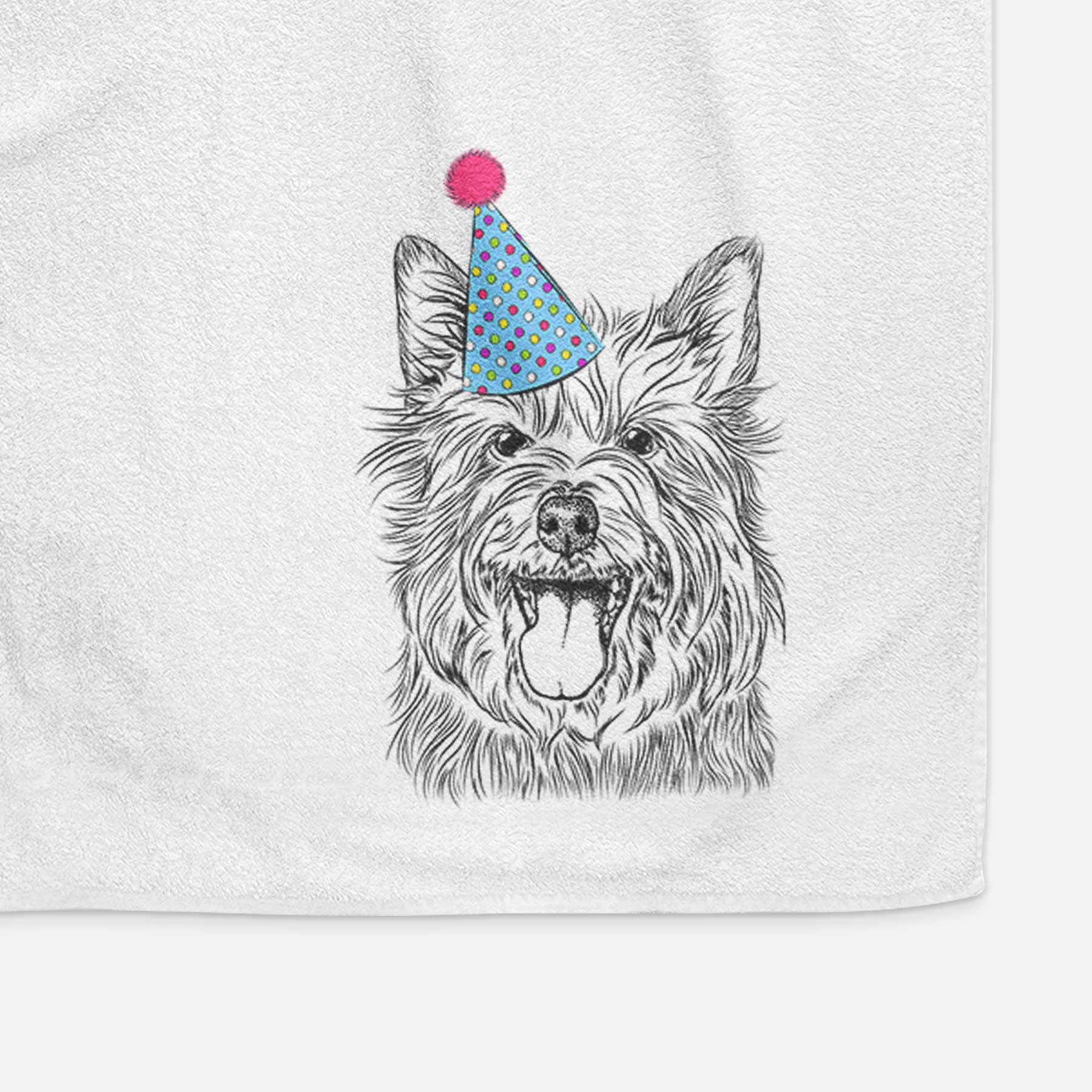 Middy the Australian Terrier Decorative Hand Towel