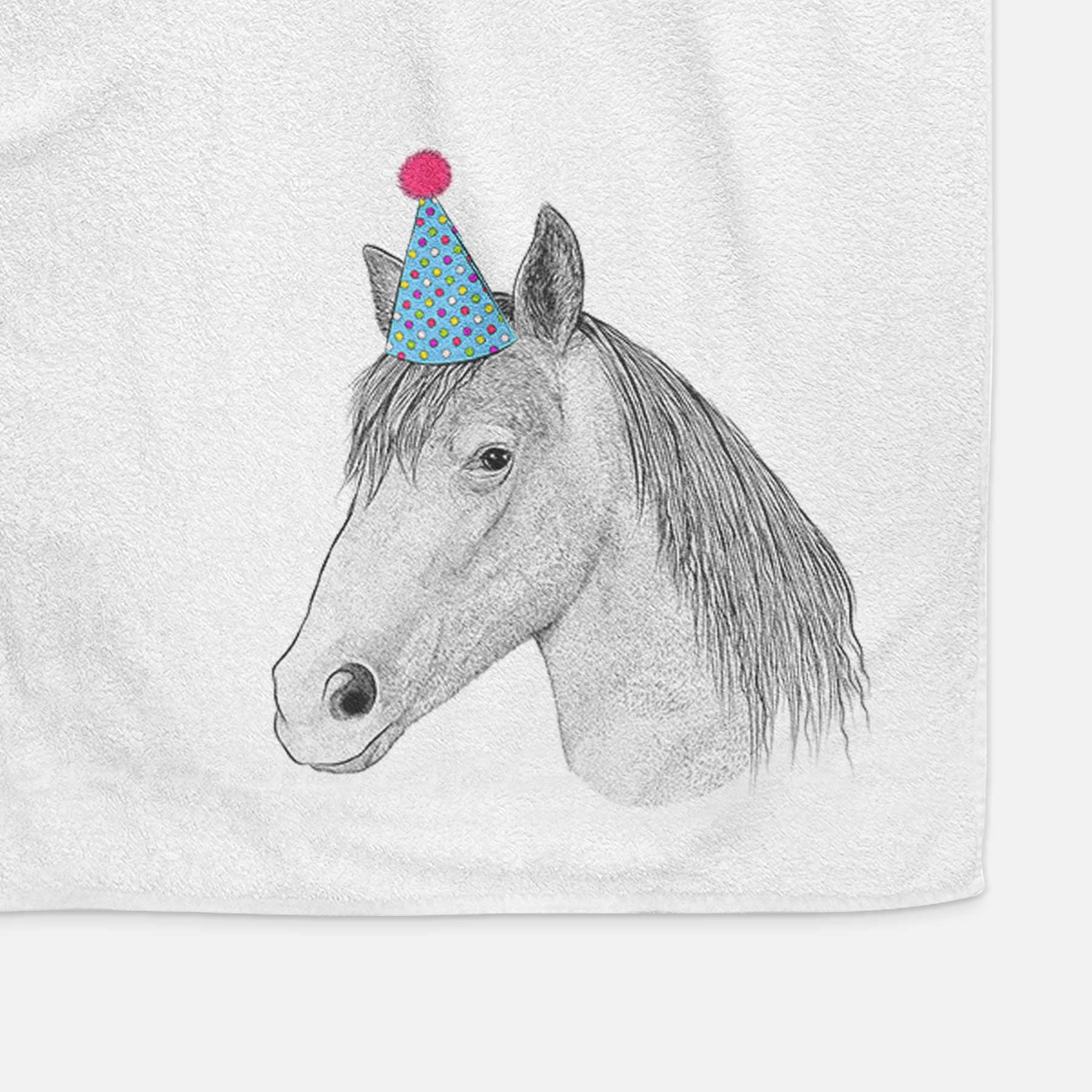 Midnight the Missouri Foxtrotter Horse Decorative Hand Towel