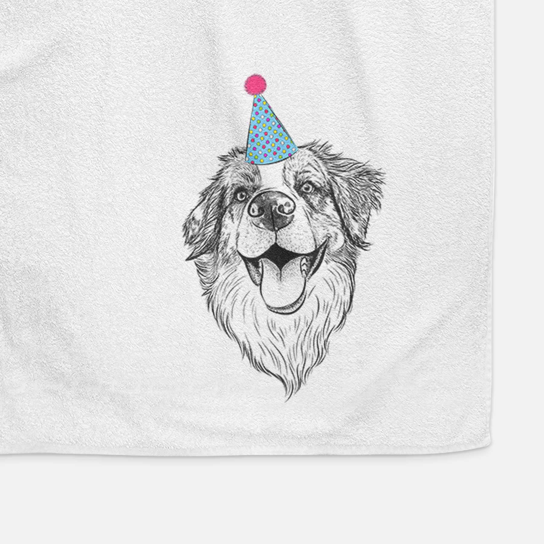 Mila the Australian Shepherd Decorative Hand Towel