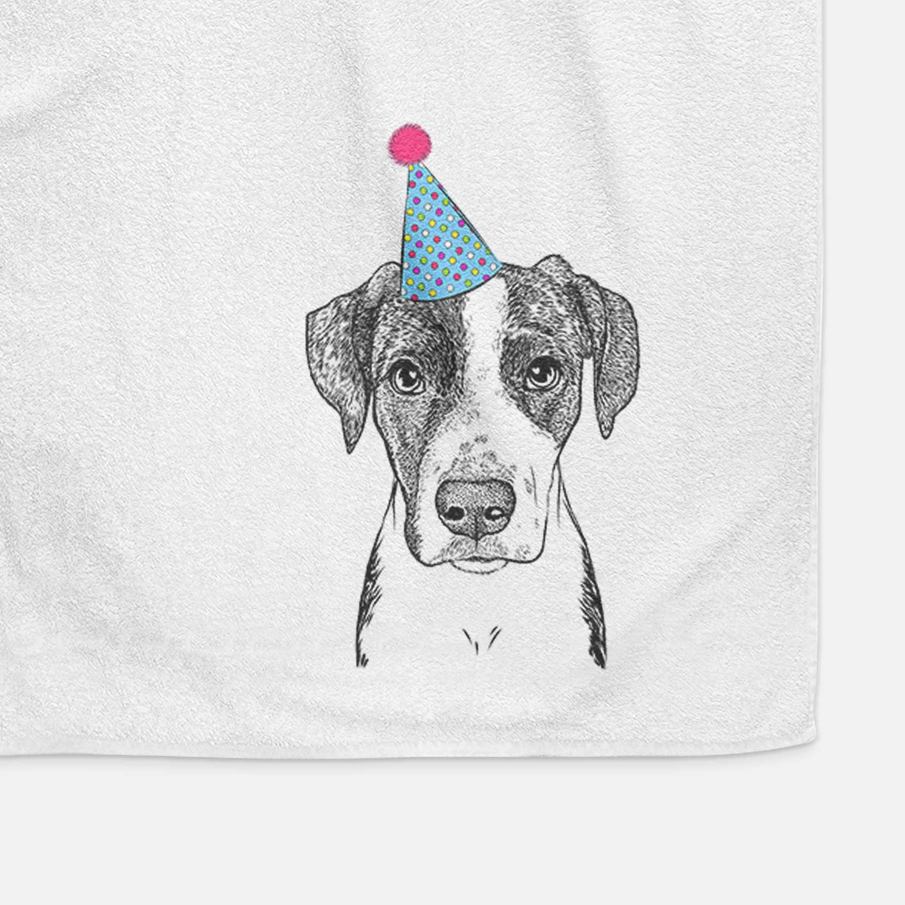 Milo the Mixed Breed Decorative Hand Towel