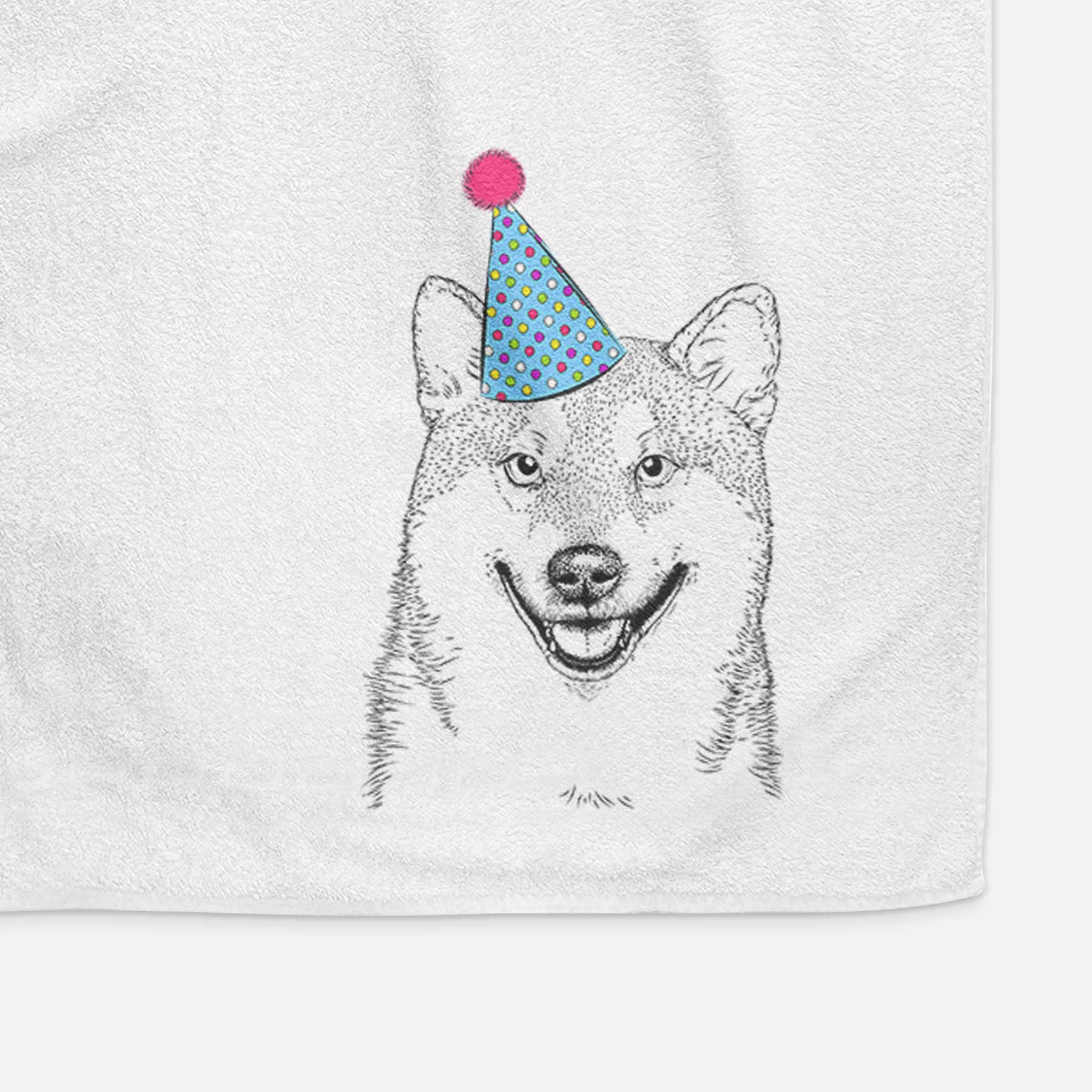 Mitsu the Shiba Inu Decorative Hand Towel