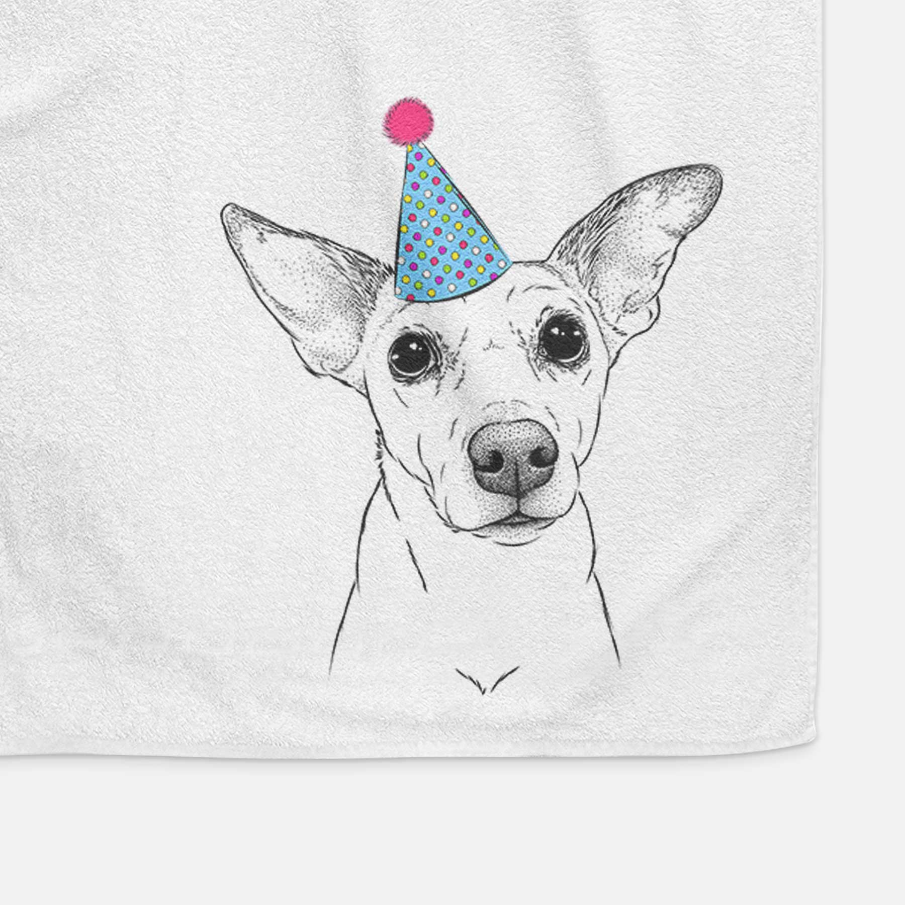 Molly the Jack Russell Terrier Decorative Hand Towel