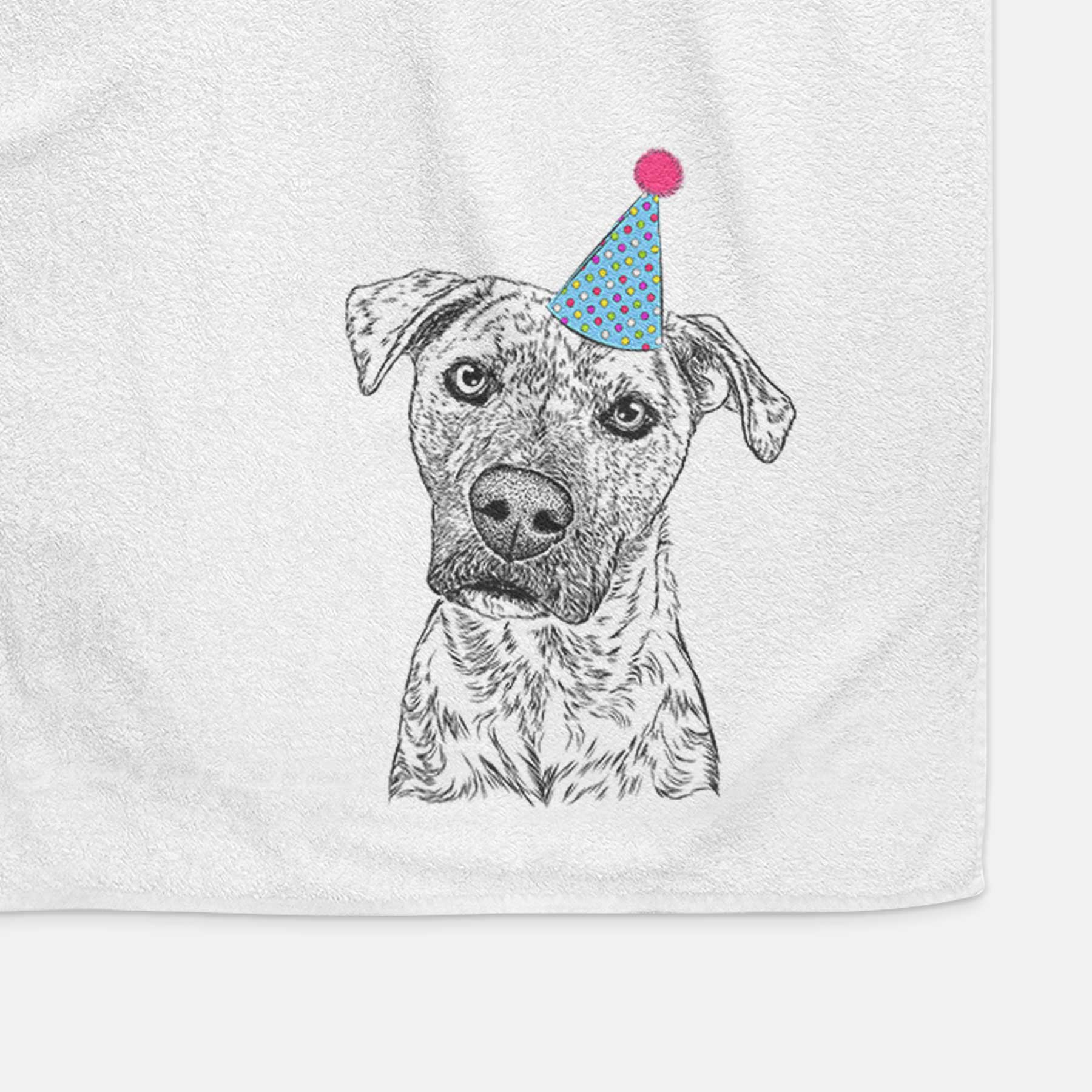 Monster Baby the Pitbull Mix Decorative Hand Towel