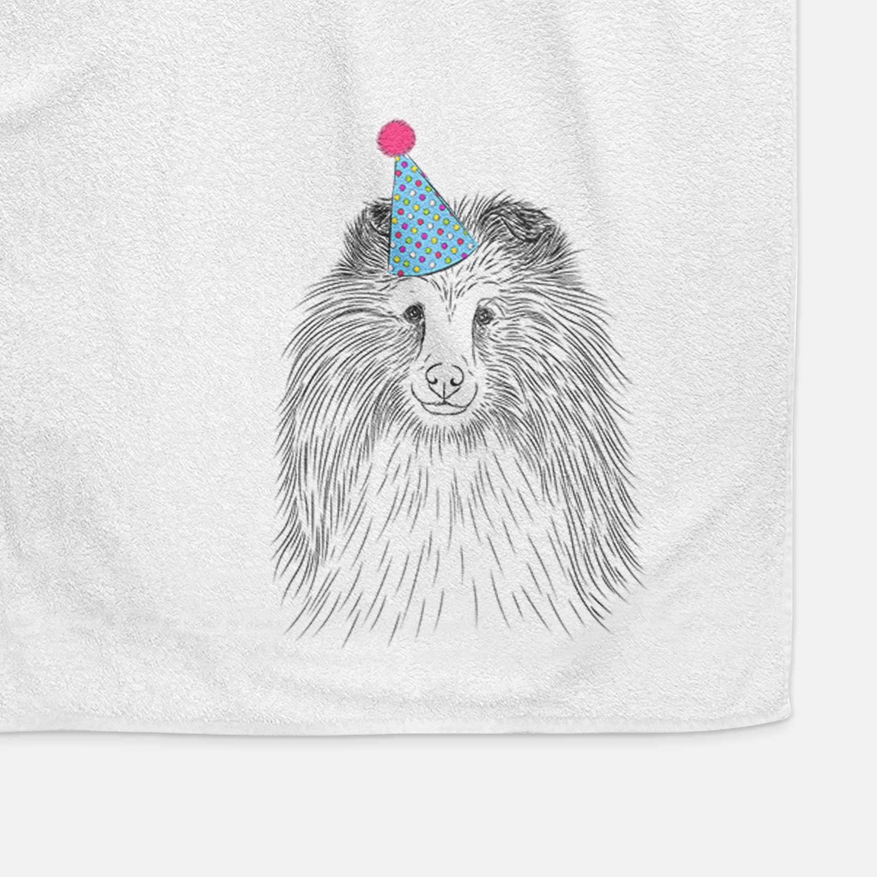 Moxie the Shetland Sheepdog Decorative Hand Towel