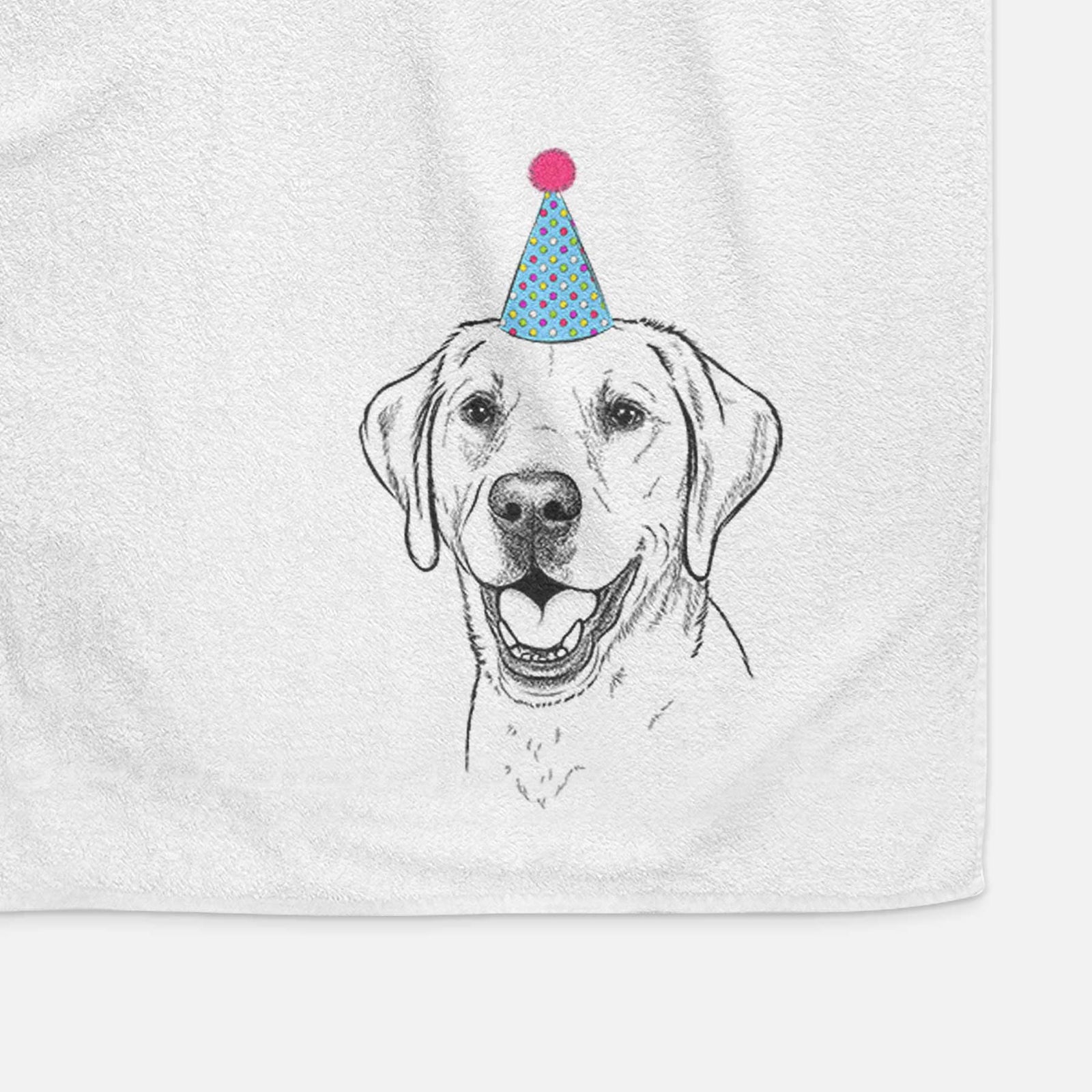 Nate the Labrador Retriever Decorative Hand Towel