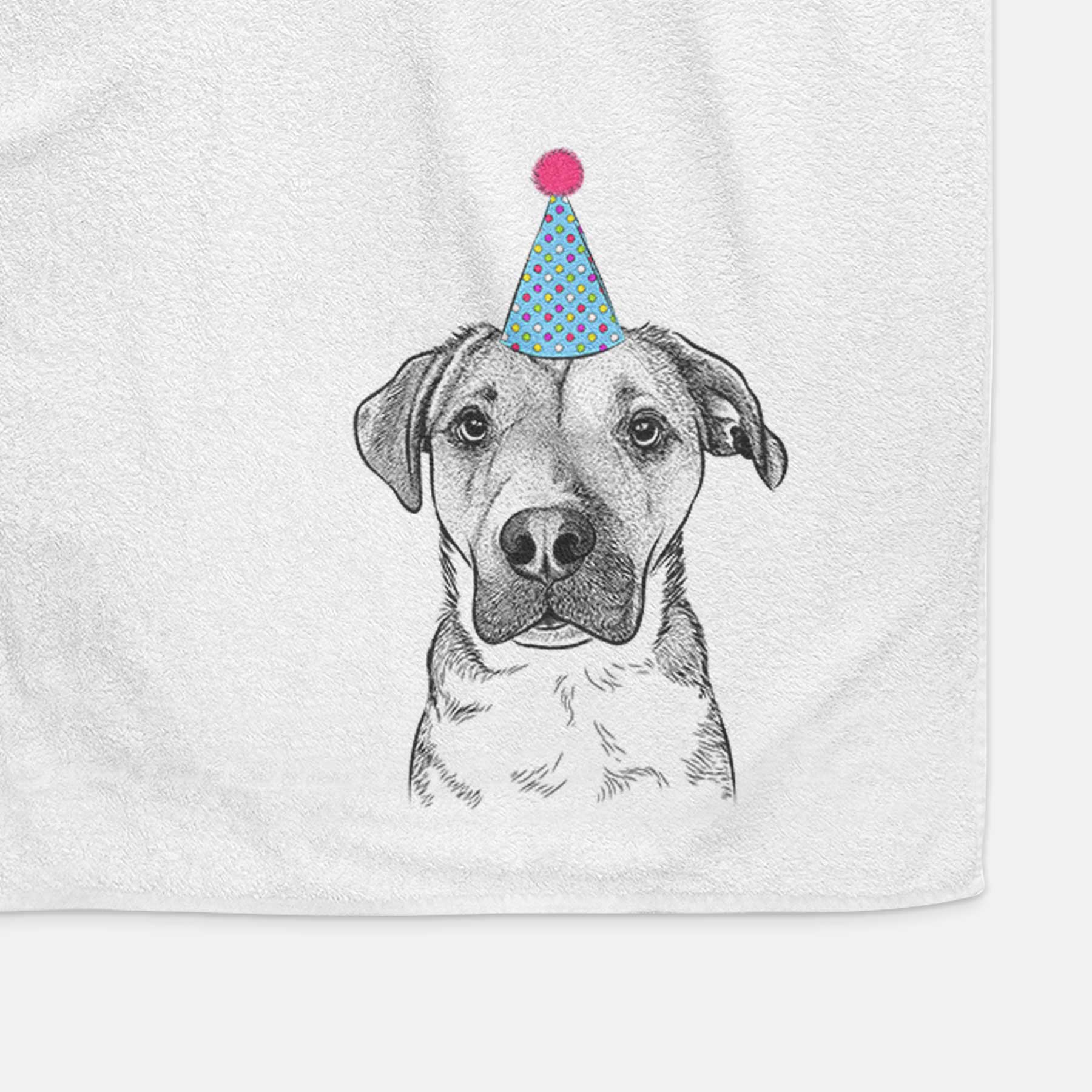 Nemo the Mixed Breed Decorative Hand Towel