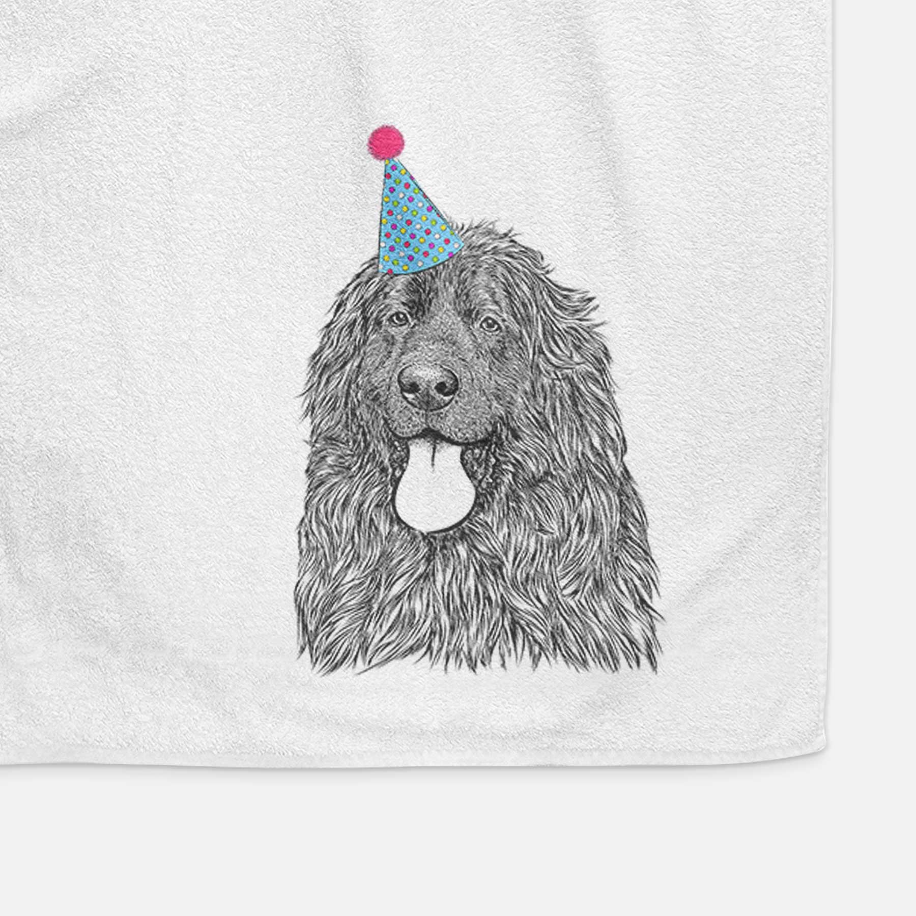 Neptune the Newfoundland Decorative Hand Towel