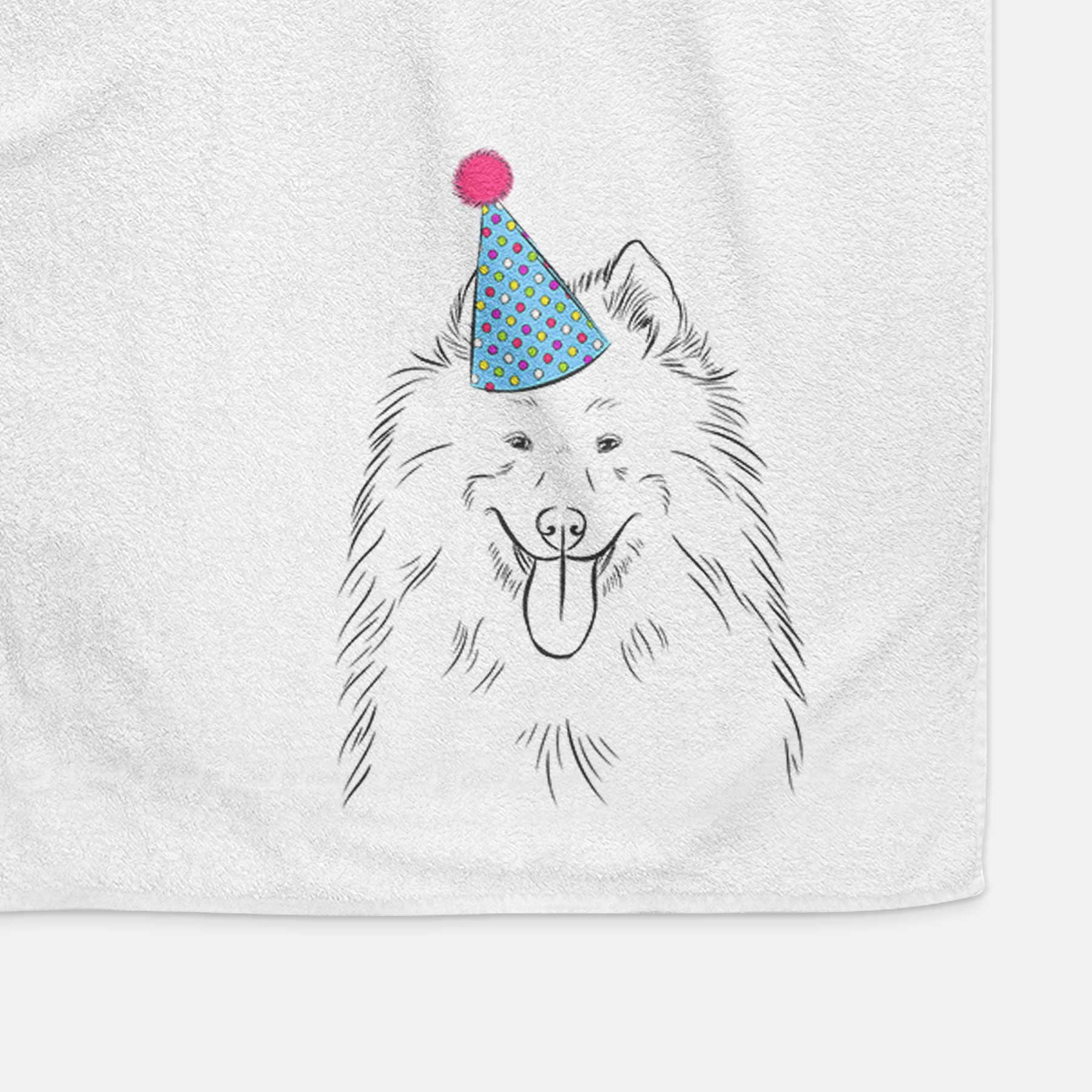 Nova the Samoyed Decorative Hand Towel