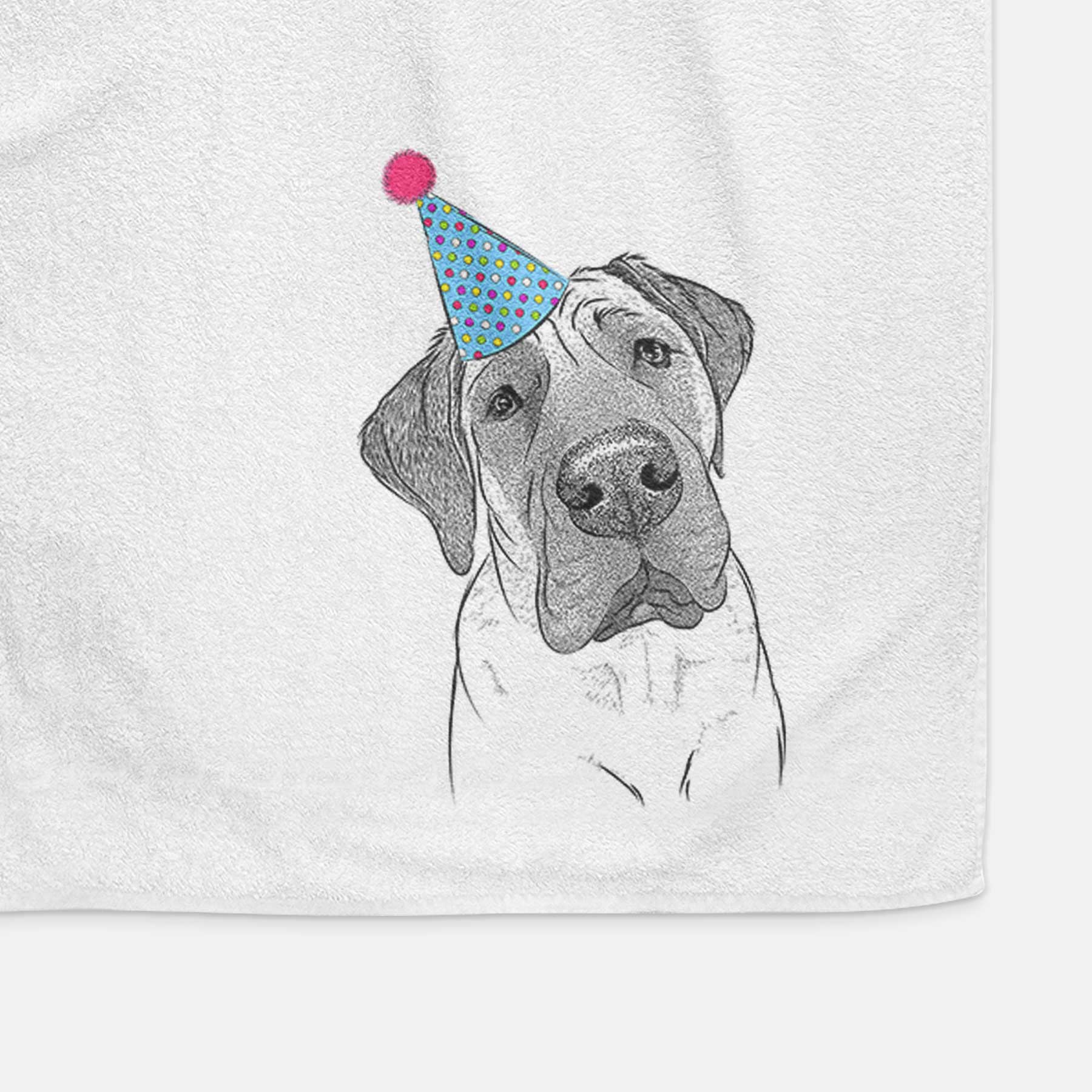 Nutterbutter the English Mastiff Decorative Hand Towel