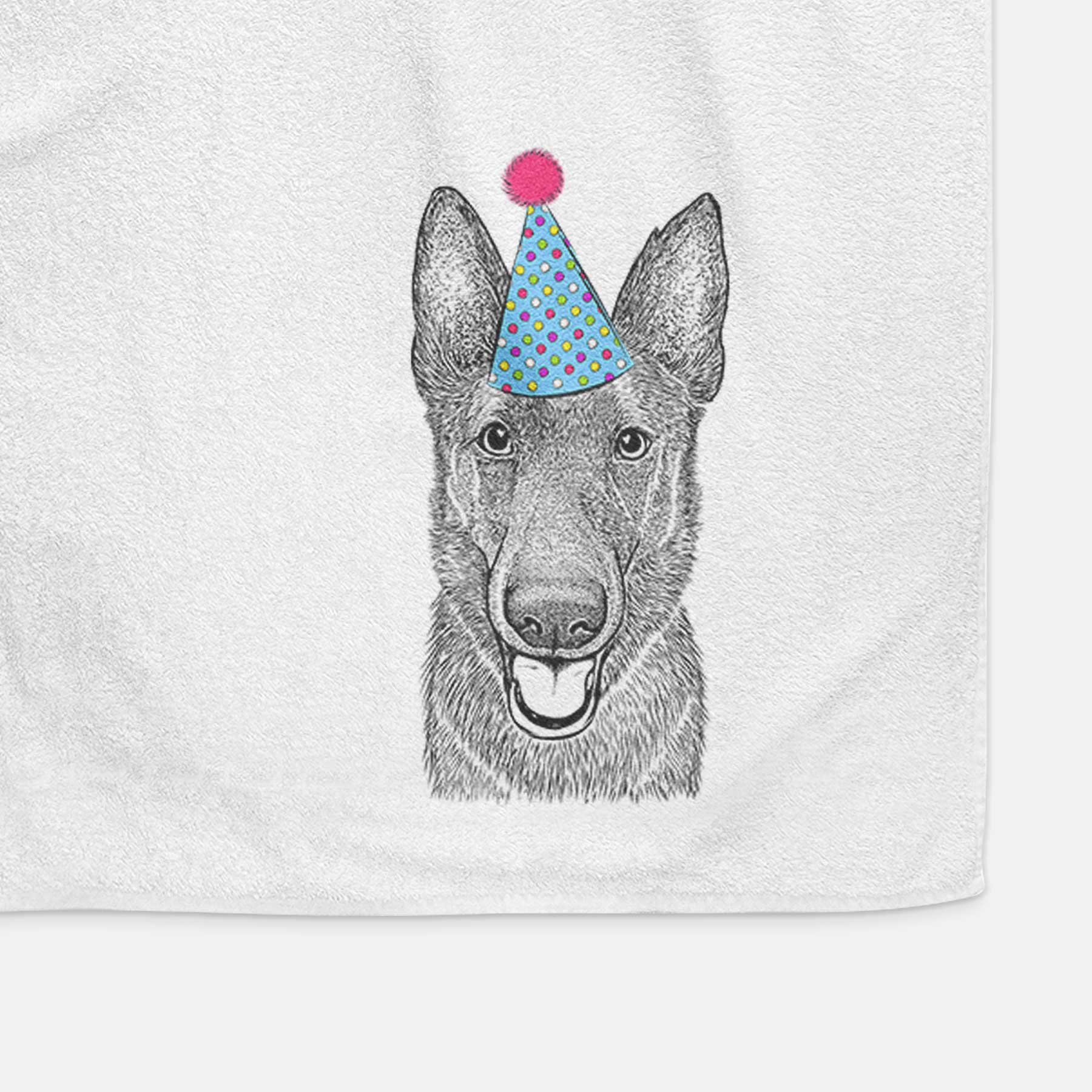 Nyx the German Shepherd Decorative Hand Towel