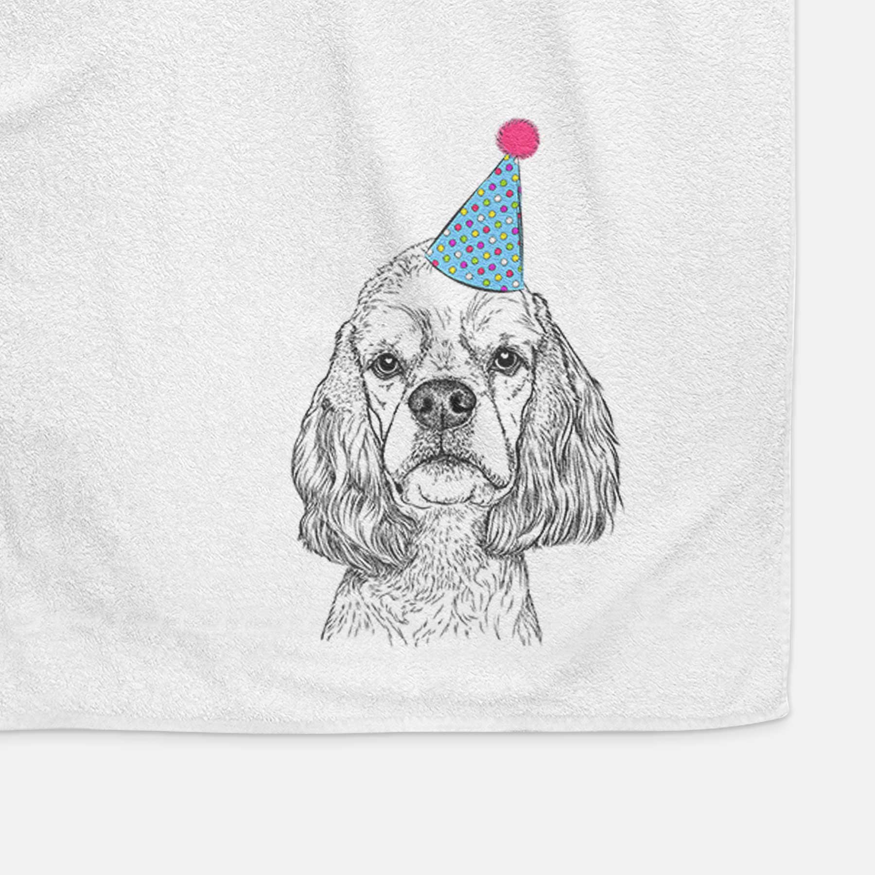 Oakley the American Cocker Spaniel Decorative Hand Towel