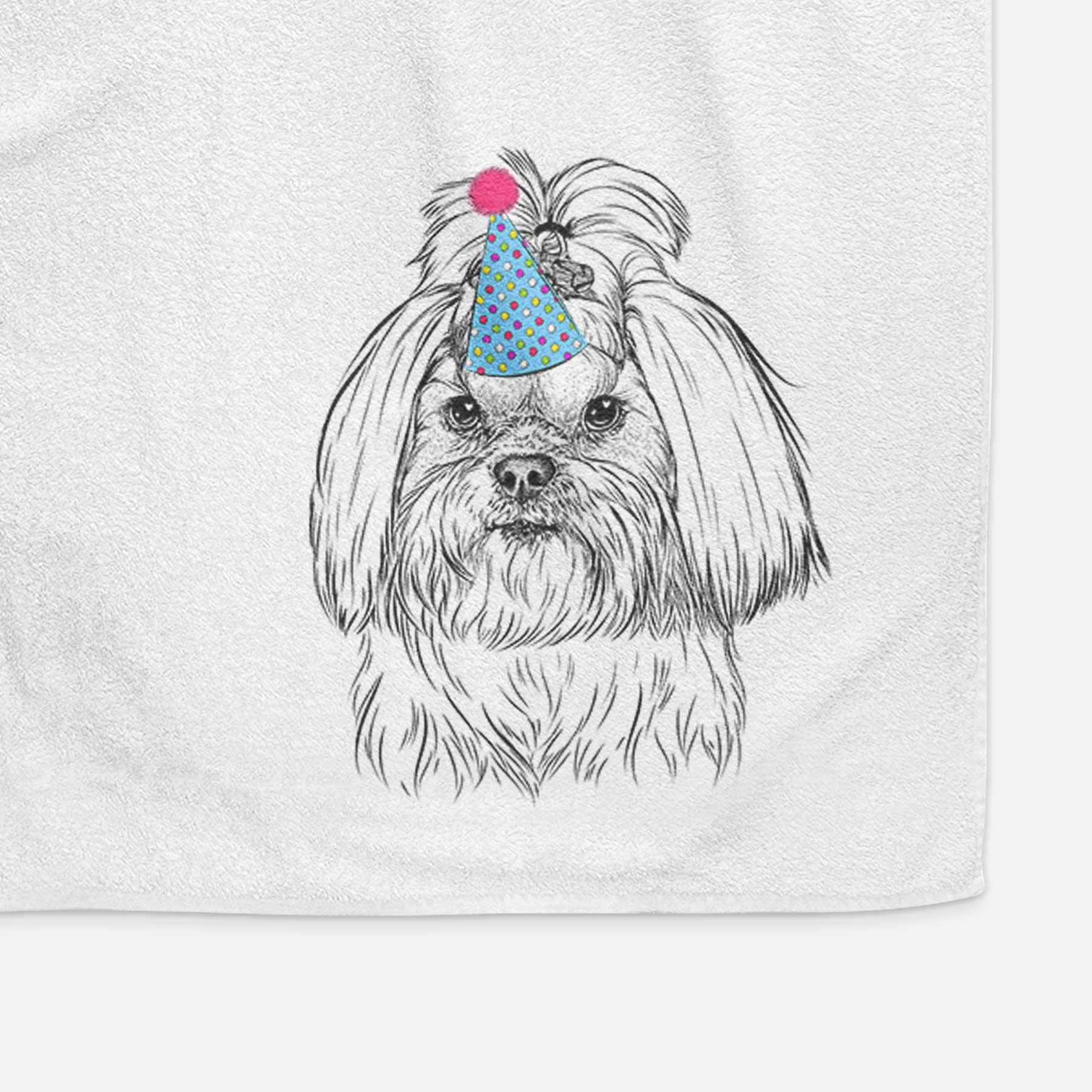 Olga the Shih Tzu Decorative Hand Towel