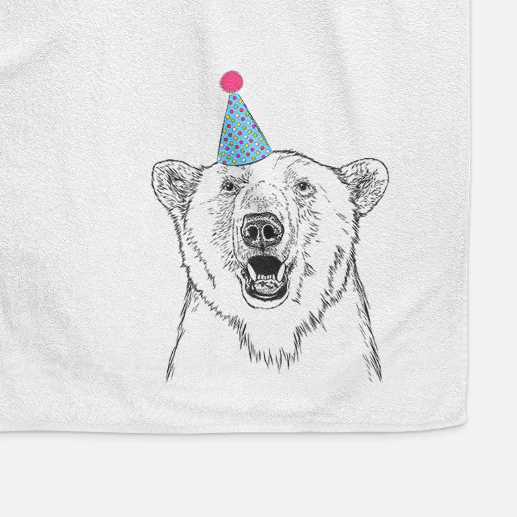 Oslo the Polar Bear Decorative Hand Towel