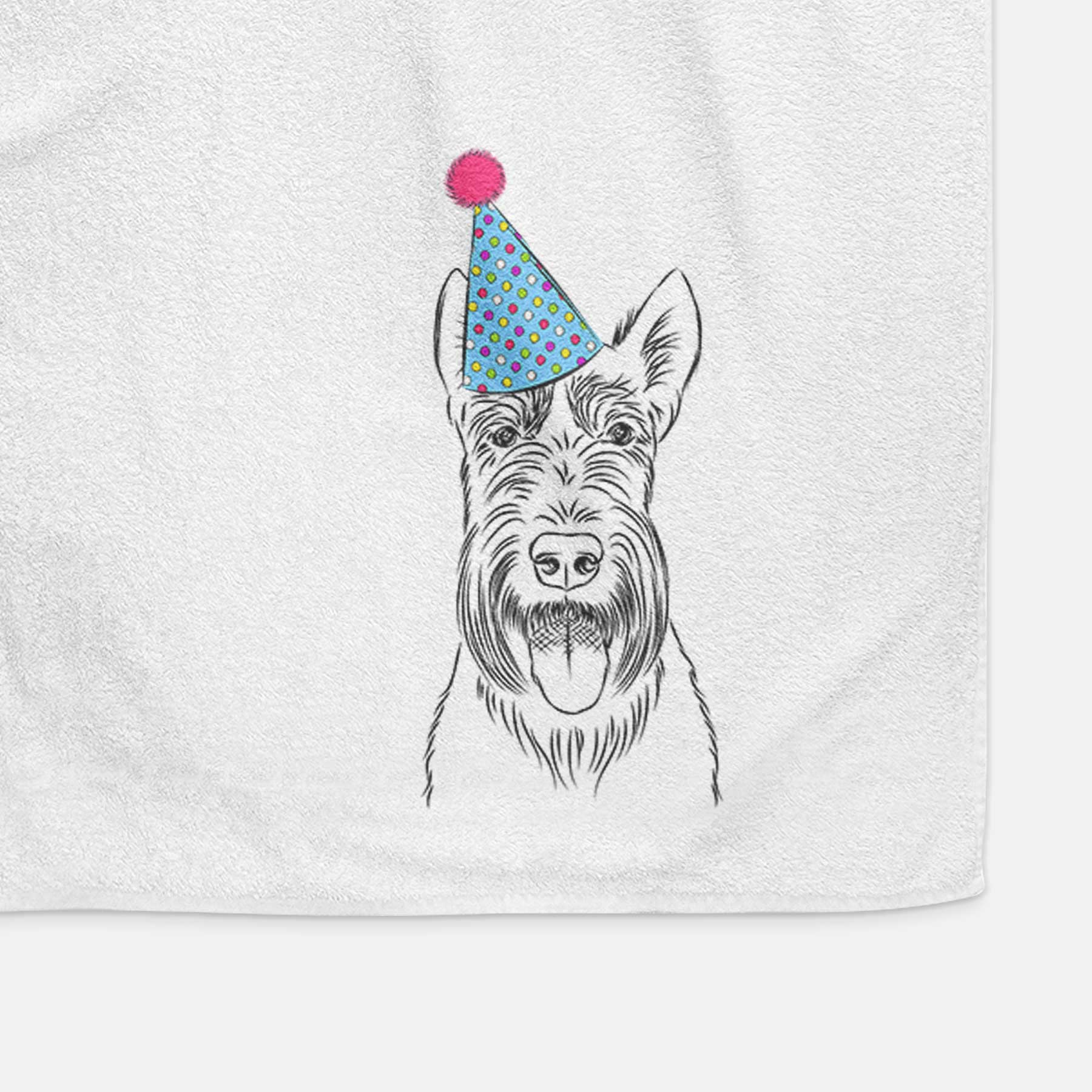 Oswald the Scottish Terrier Decorative Hand Towel