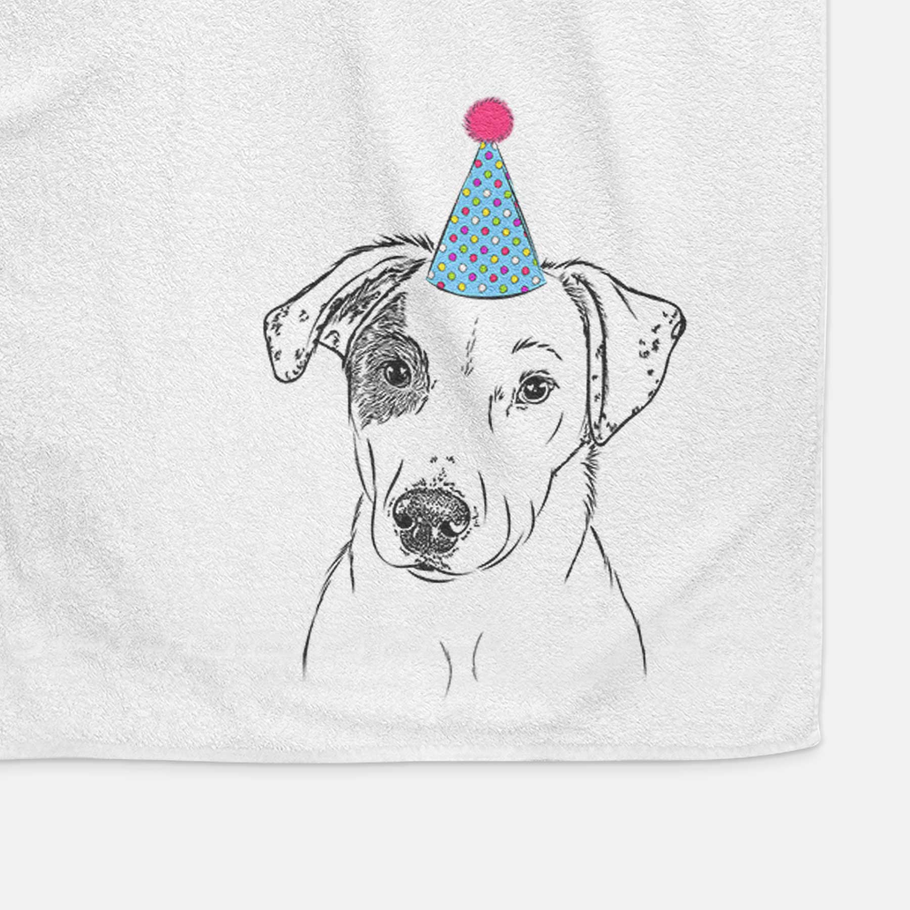 P-Pie the Mixed Breed Decorative Hand Towel