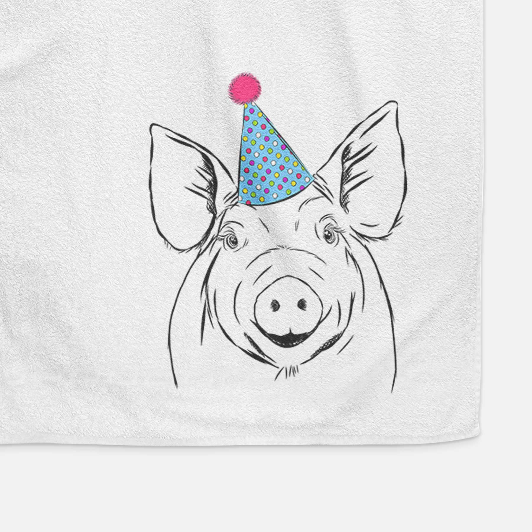 Perry the Pig Decorative Hand Towel