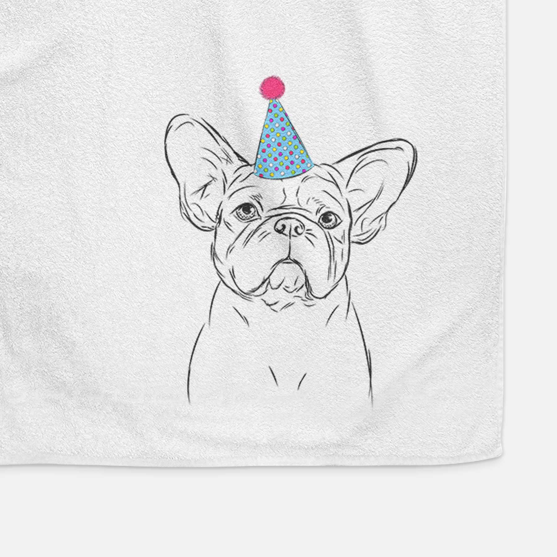 Pierre the French Bulldog Decorative Hand Towel