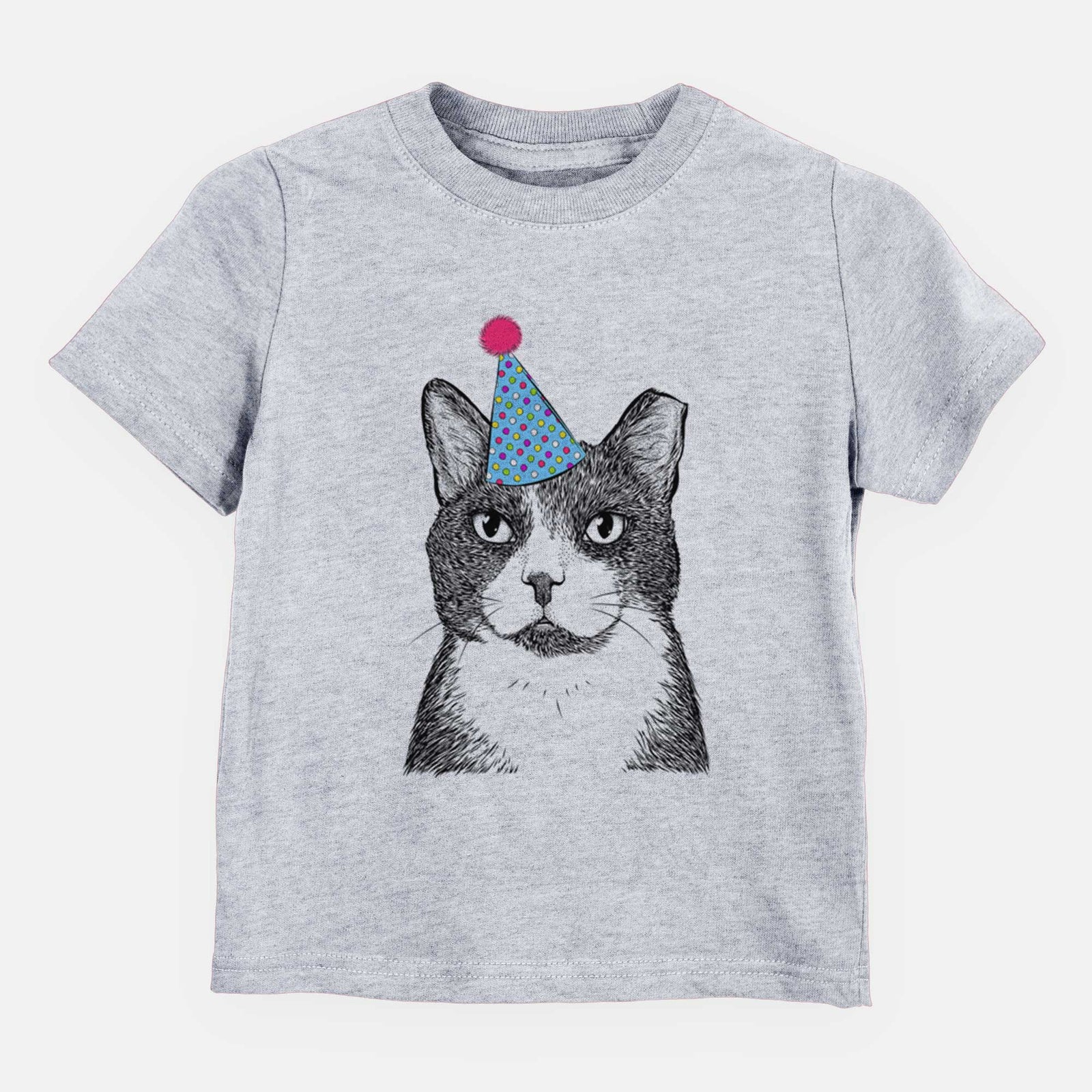 Birthday Pinky the Tuxedo Cat - Kids/Youth/Toddler Shirt