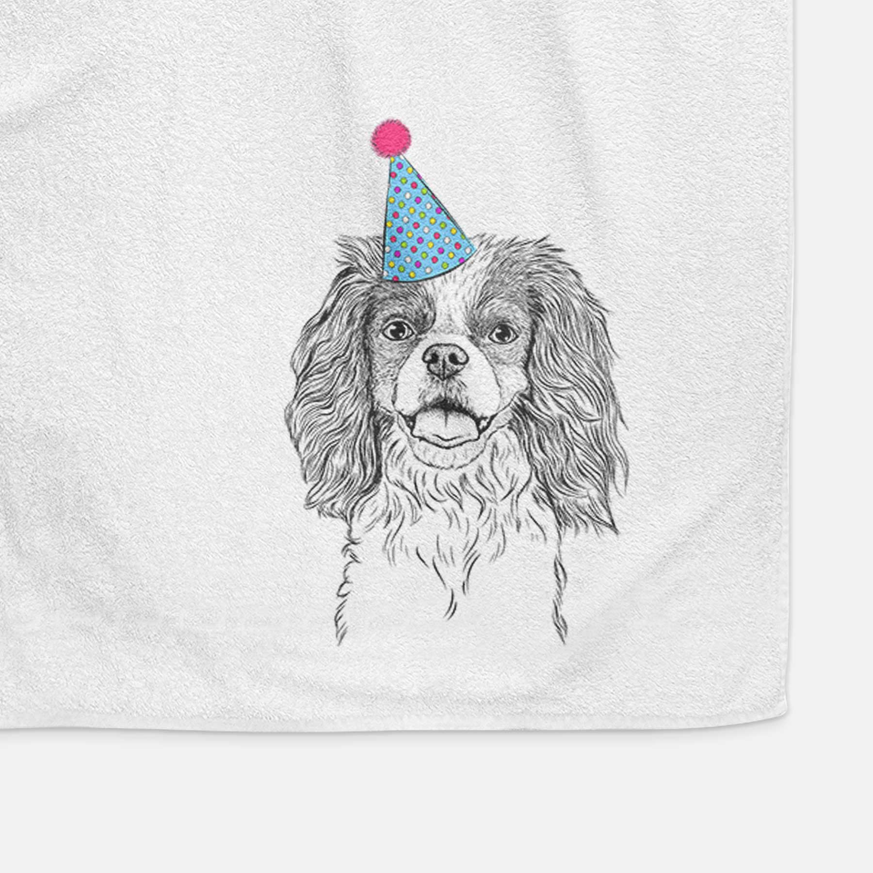 Poppy the Cavalier King Charles Spaniel Decorative Hand Towel