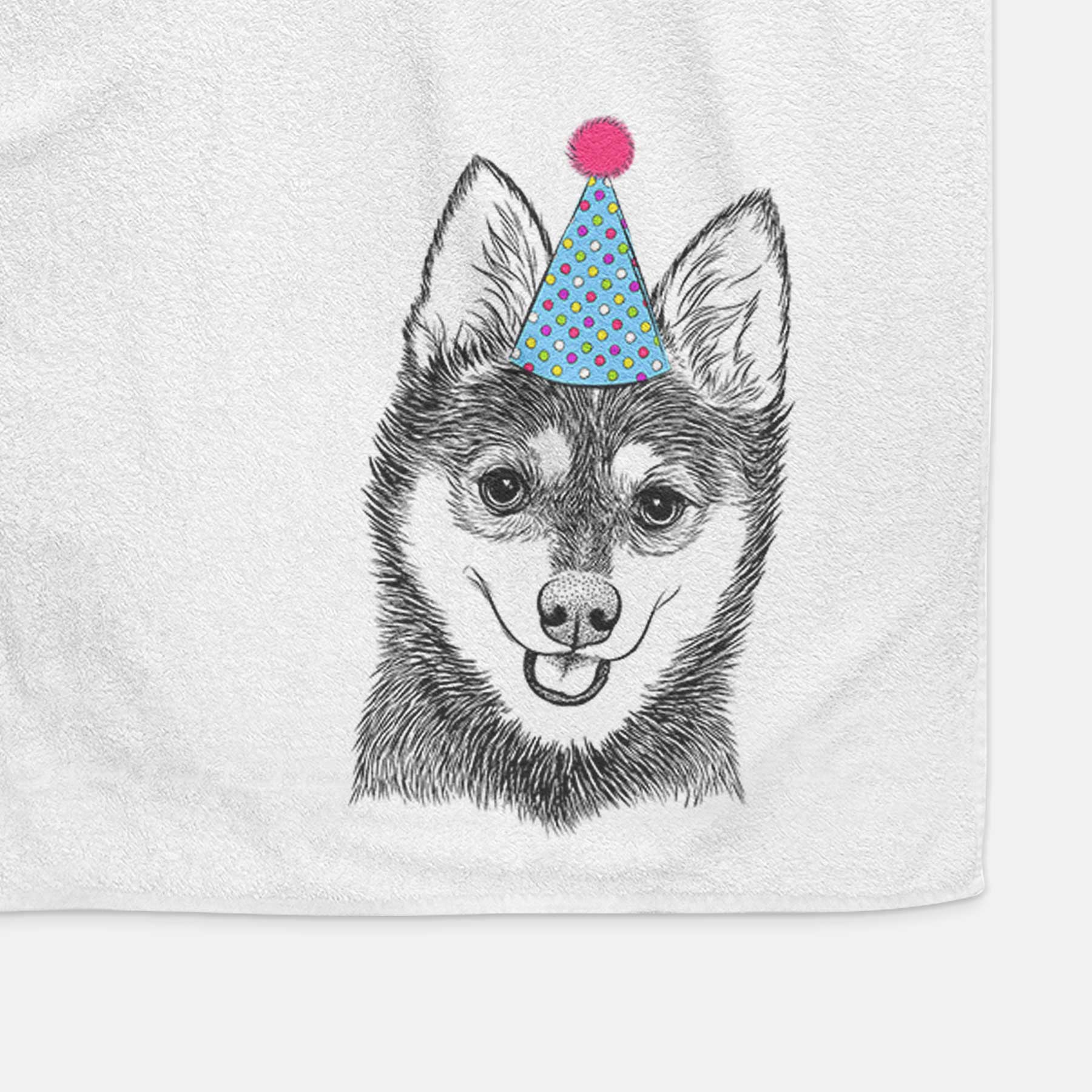 Posey the Alaskan Klee Kai Decorative Hand Towel