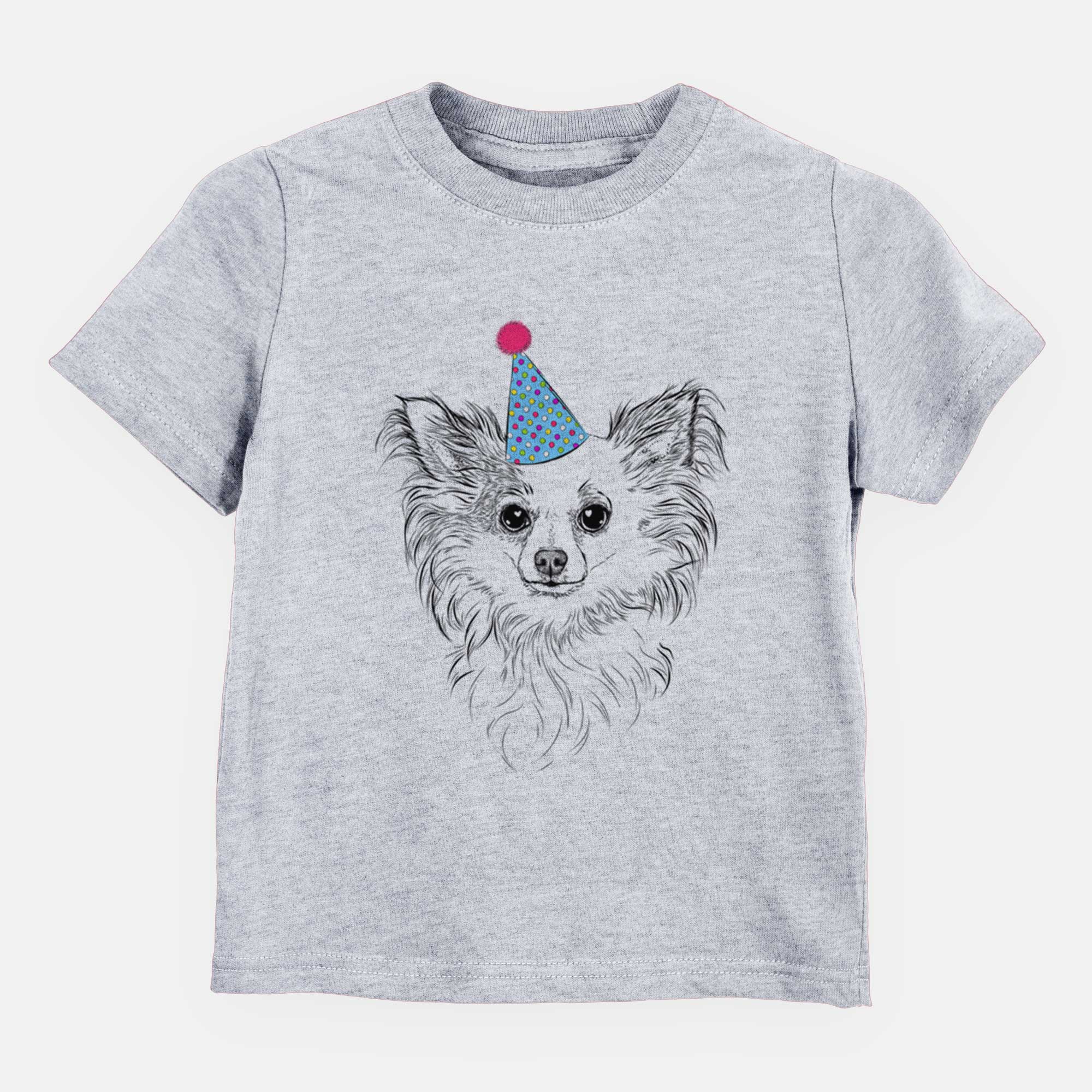 Birthday Princess Ava the Long Haired Chihuahua - Kids/Youth/Toddler Shirt