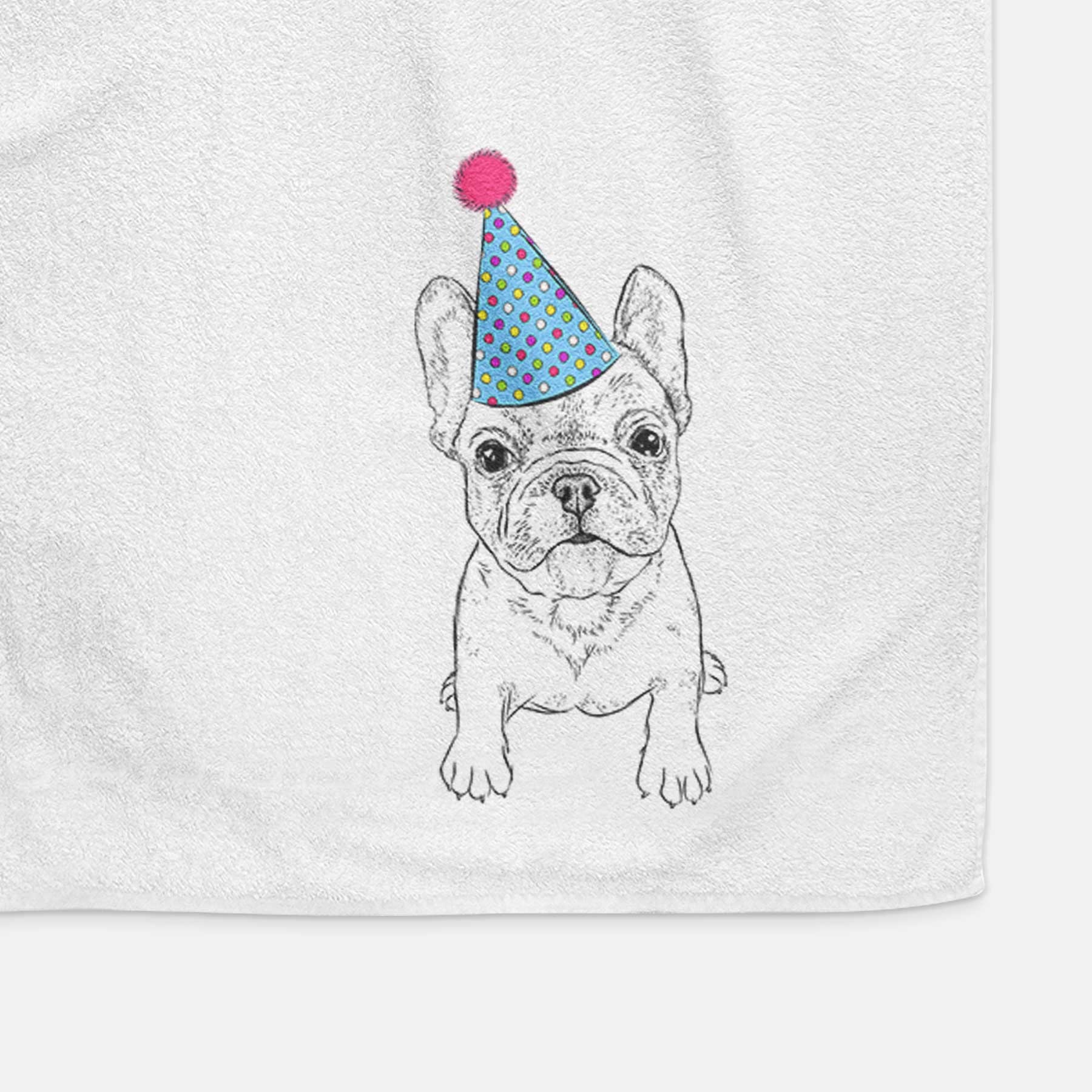 Puppy Pierre the French Bulldog Decorative Hand Towel