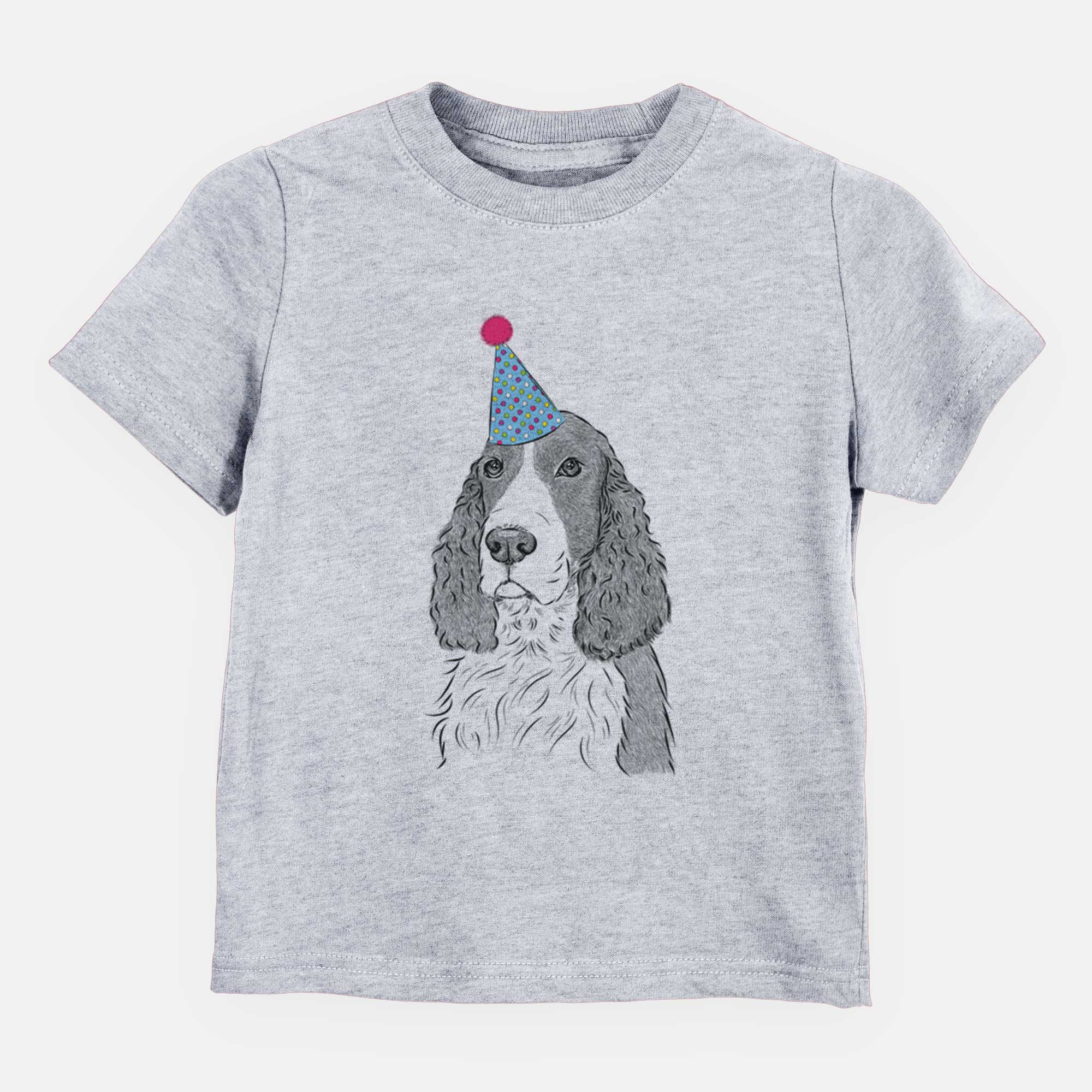 Birthday Quincy the English Springer Spaniel - Kids/Youth/Toddler Shirt