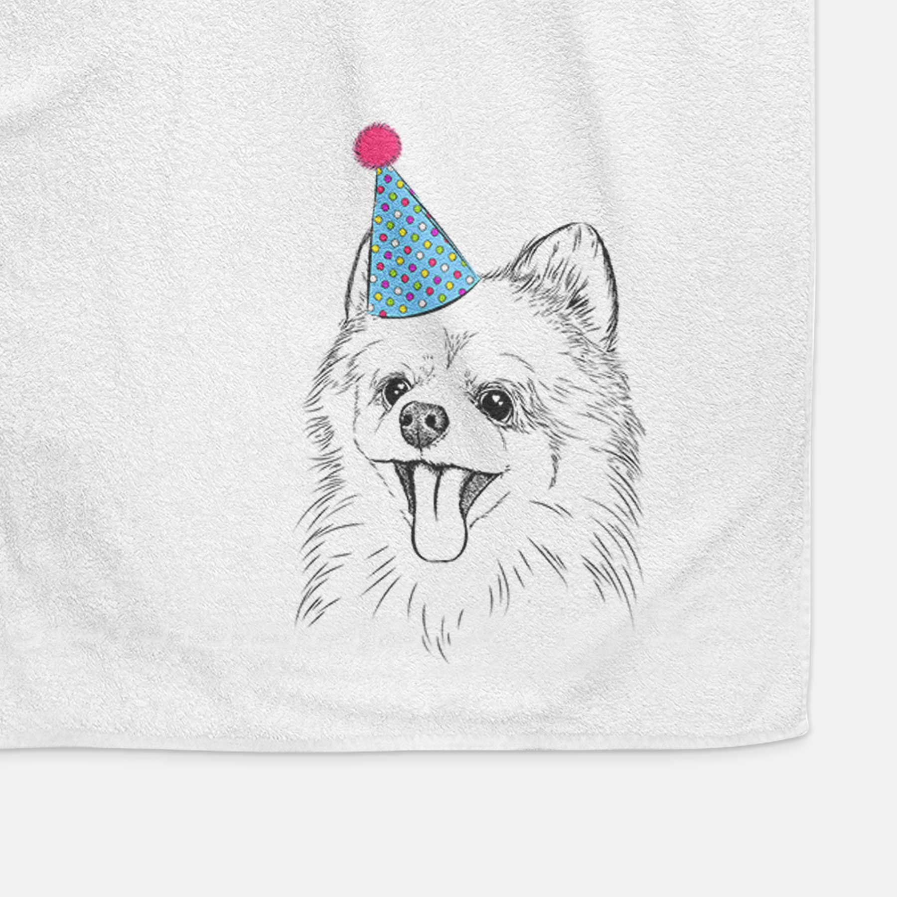 Quinn the Pomeranian Decorative Hand Towel