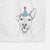 Radar the Pitbull Mix Decorative Hand Towel