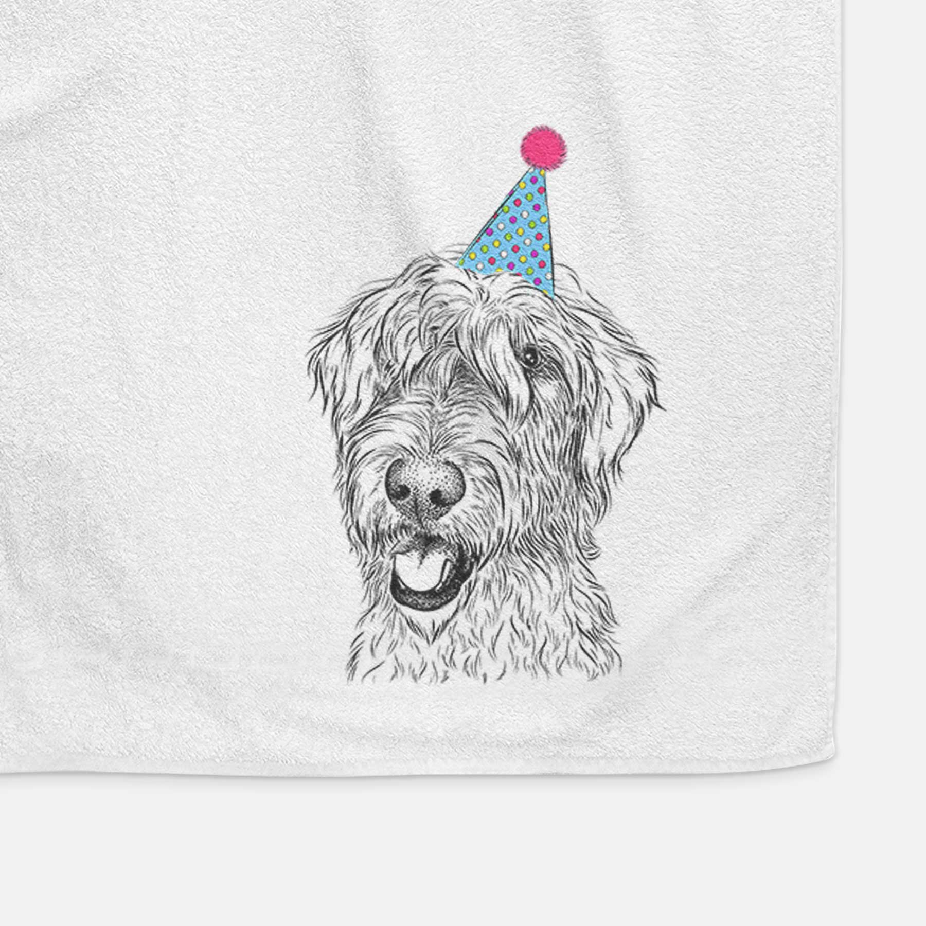 Ragnar the Irish Wolfhound Decorative Hand Towel