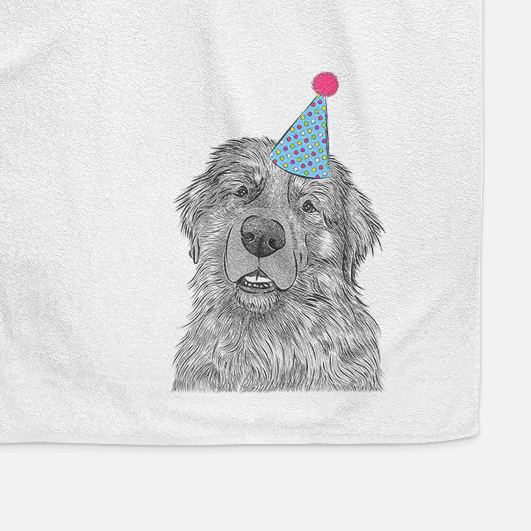 Ralph the Leonberger Decorative Hand Towel