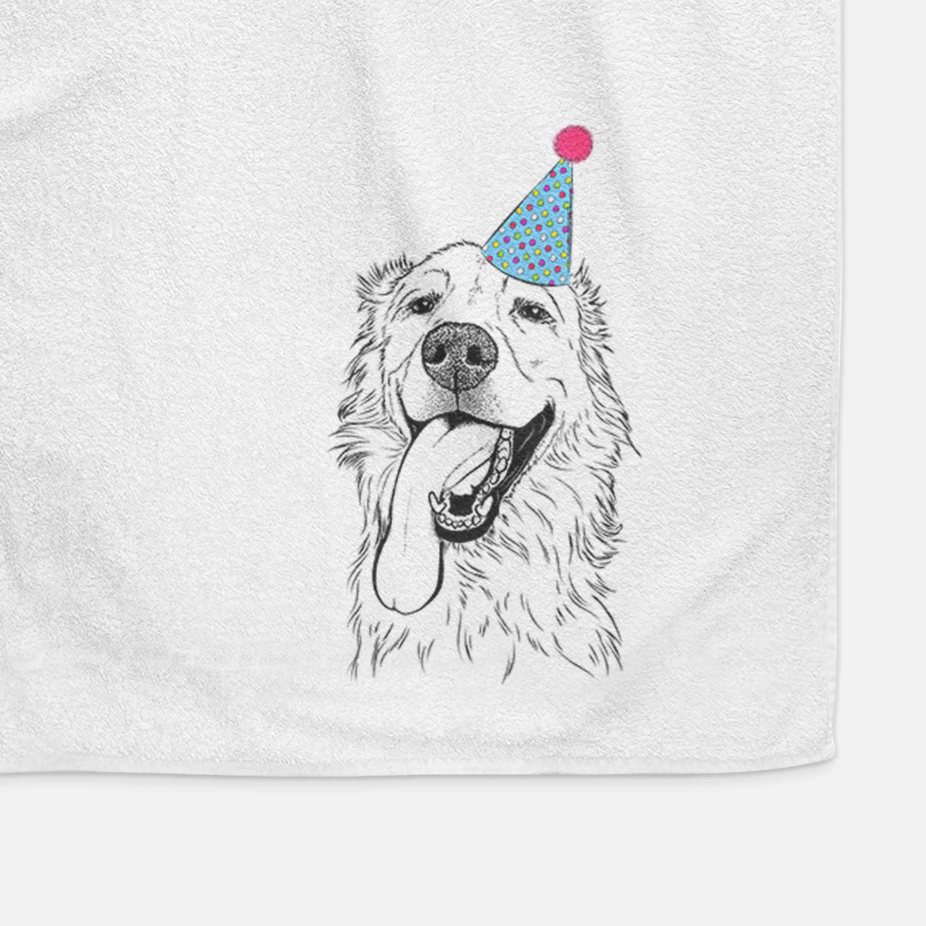 Ranger the Mixed Breed Decorative Hand Towel